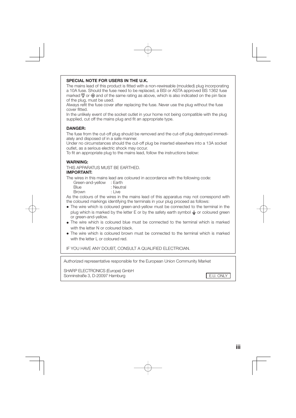 Sharp Notevision XR-50S User Manual | Page 3 / 78