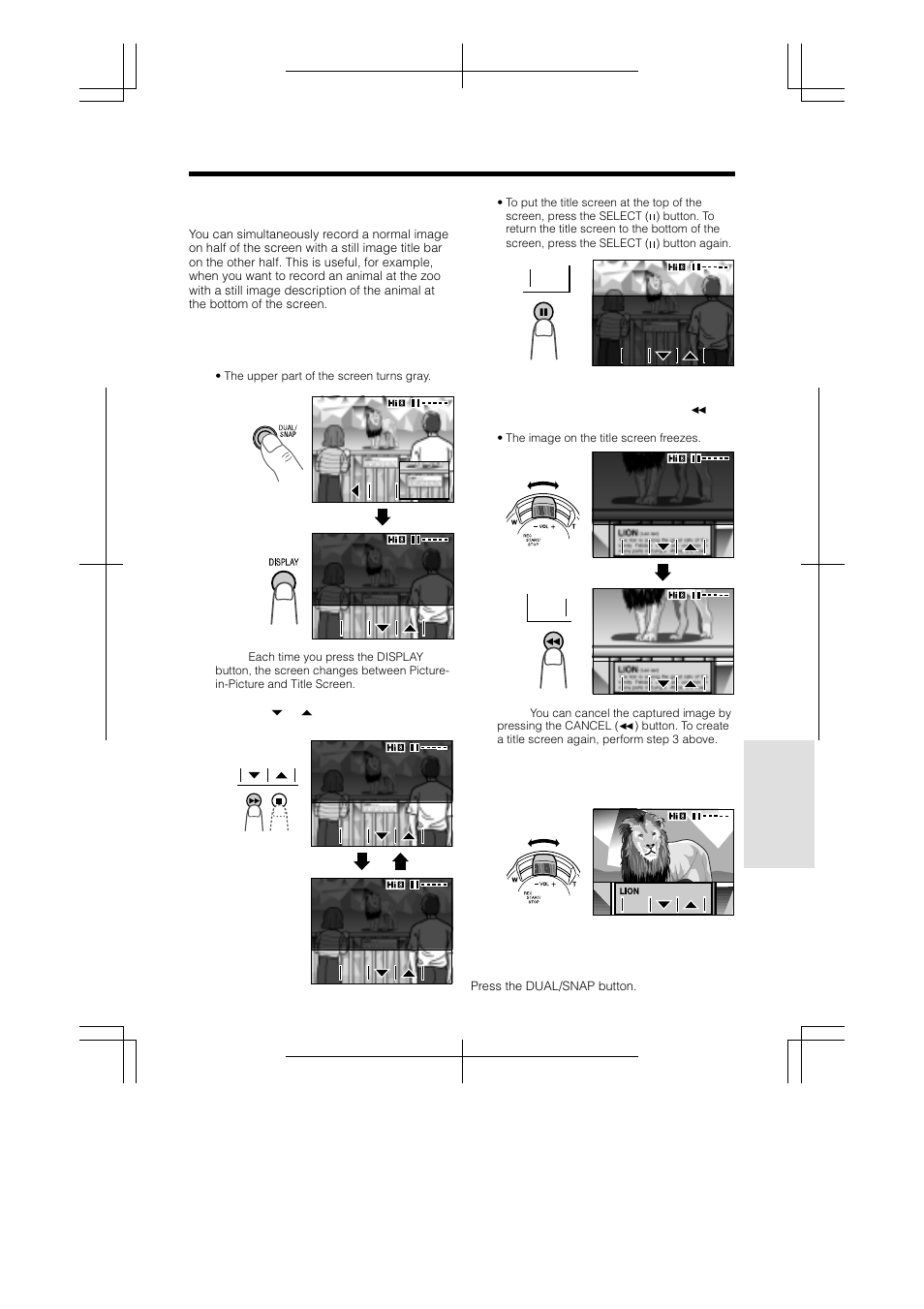 Title screen | Sharp VL-AH160U User Manual | Page 61 / 80