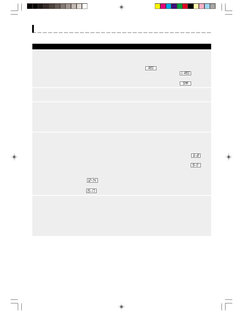 Cook center chart | Sharp R-1201 User Manual | Page 19 / 32