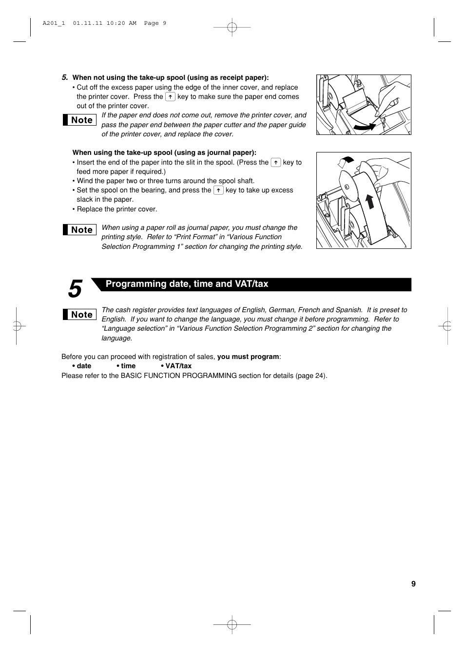 Sharp XE-A201 User Manual | Page 11 / 276