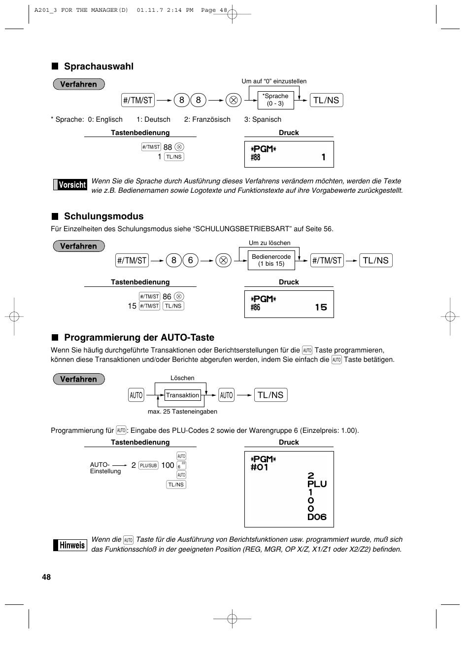 Sharp XE-A201 User Manual | Page 118 / 276