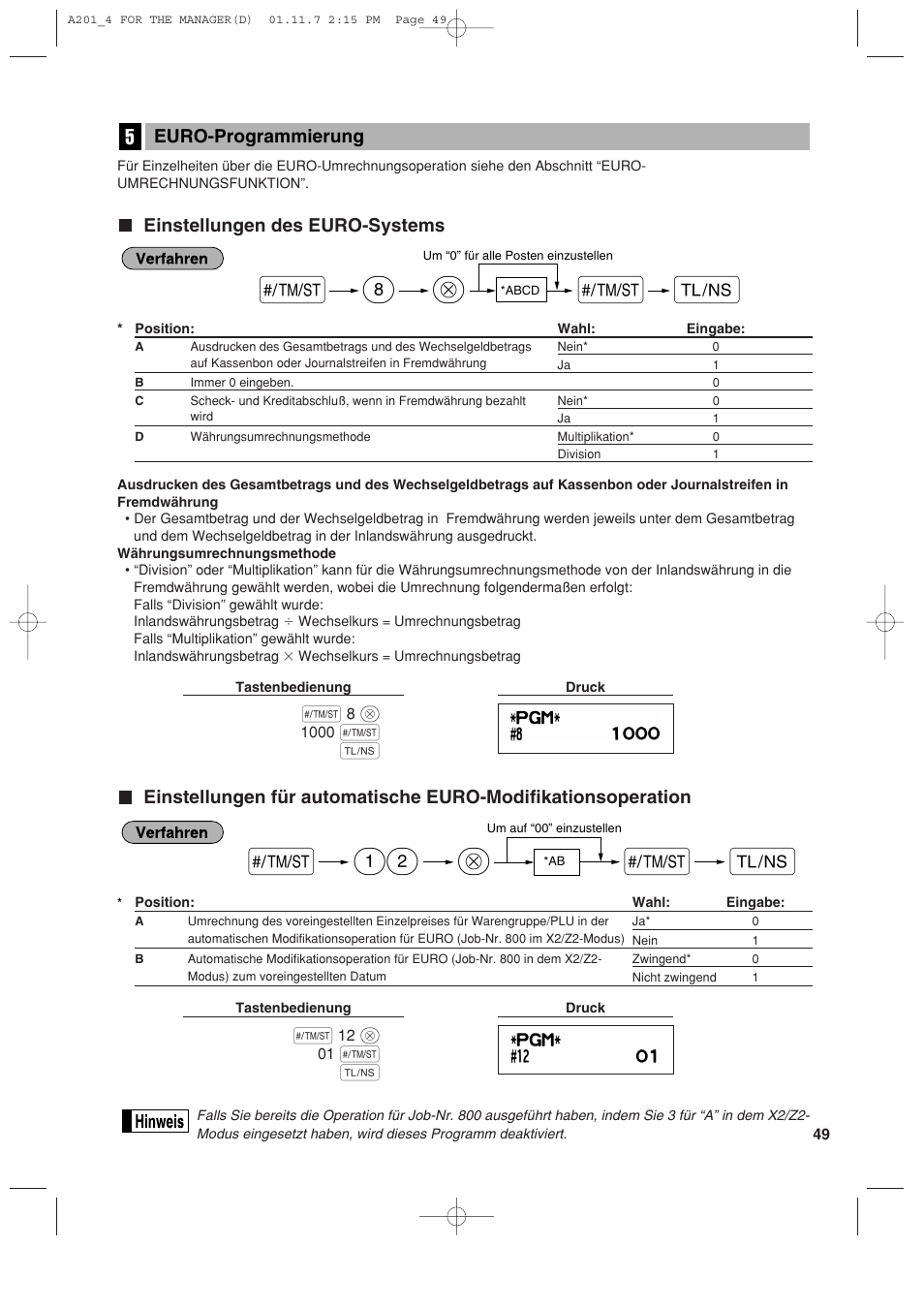 S@ 12 s a | Sharp XE-A201 User Manual | Page 119 / 276