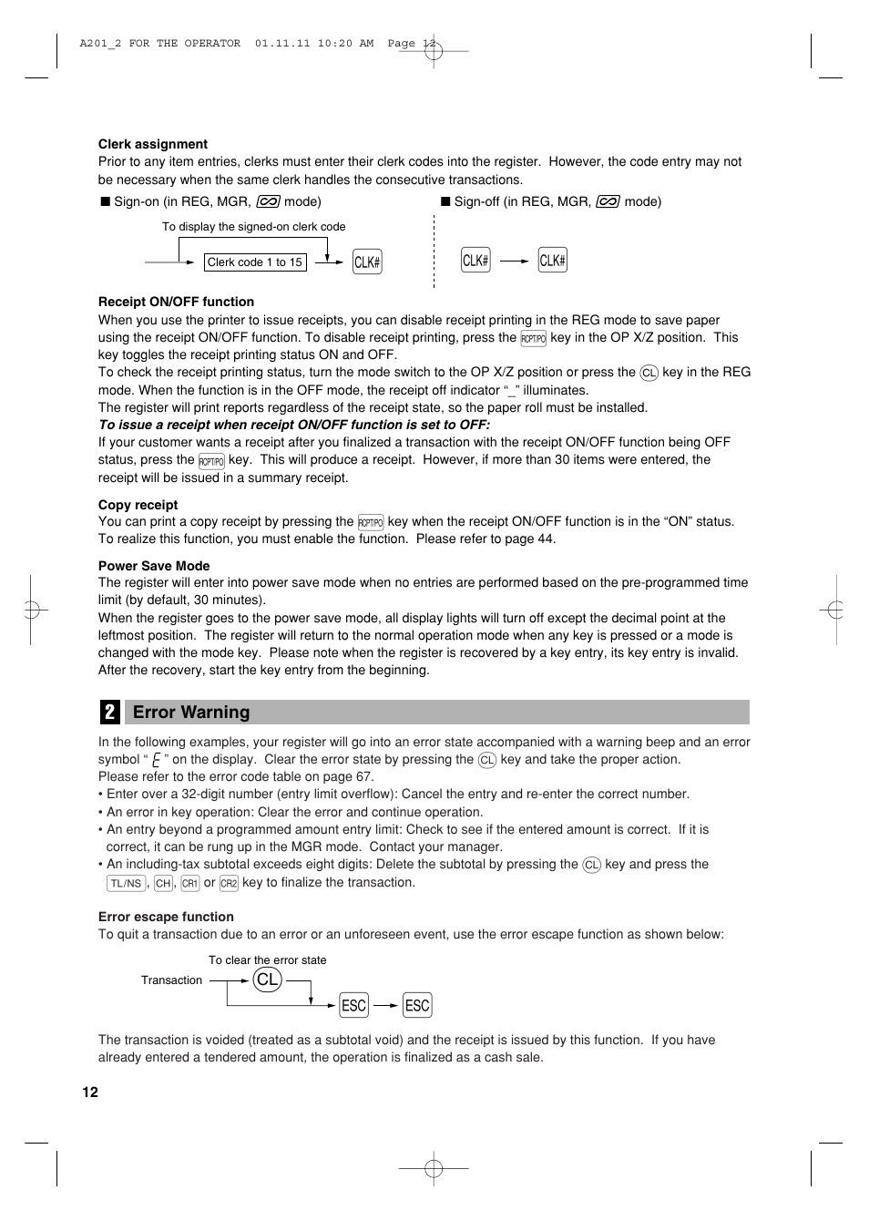 Sharp XE-A201 User Manual | Page 14 / 276