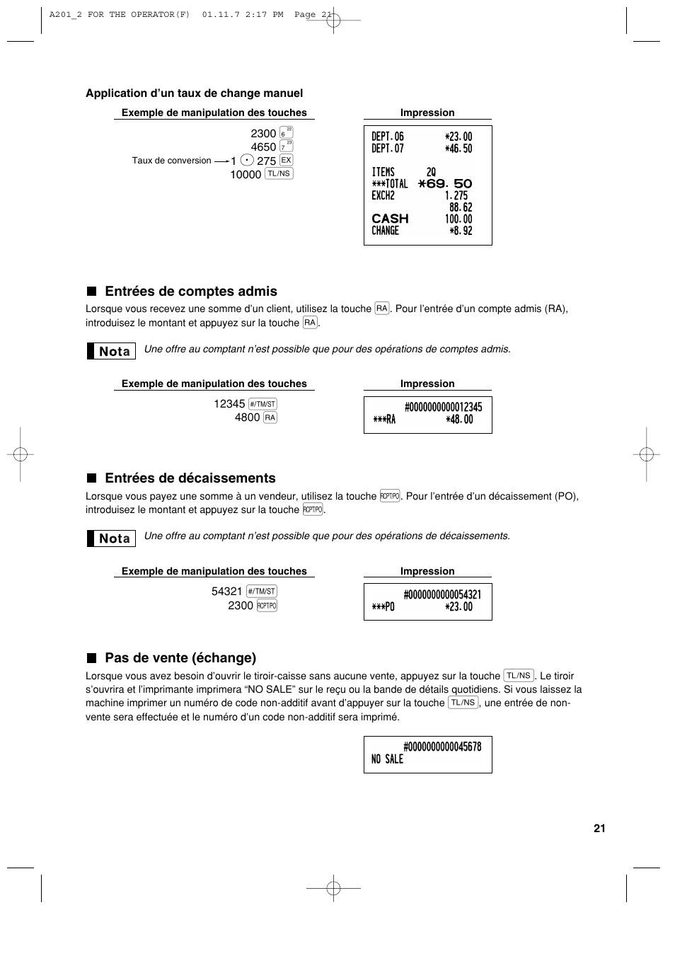 Sharp XE-A201 User Manual | Page 159 / 276