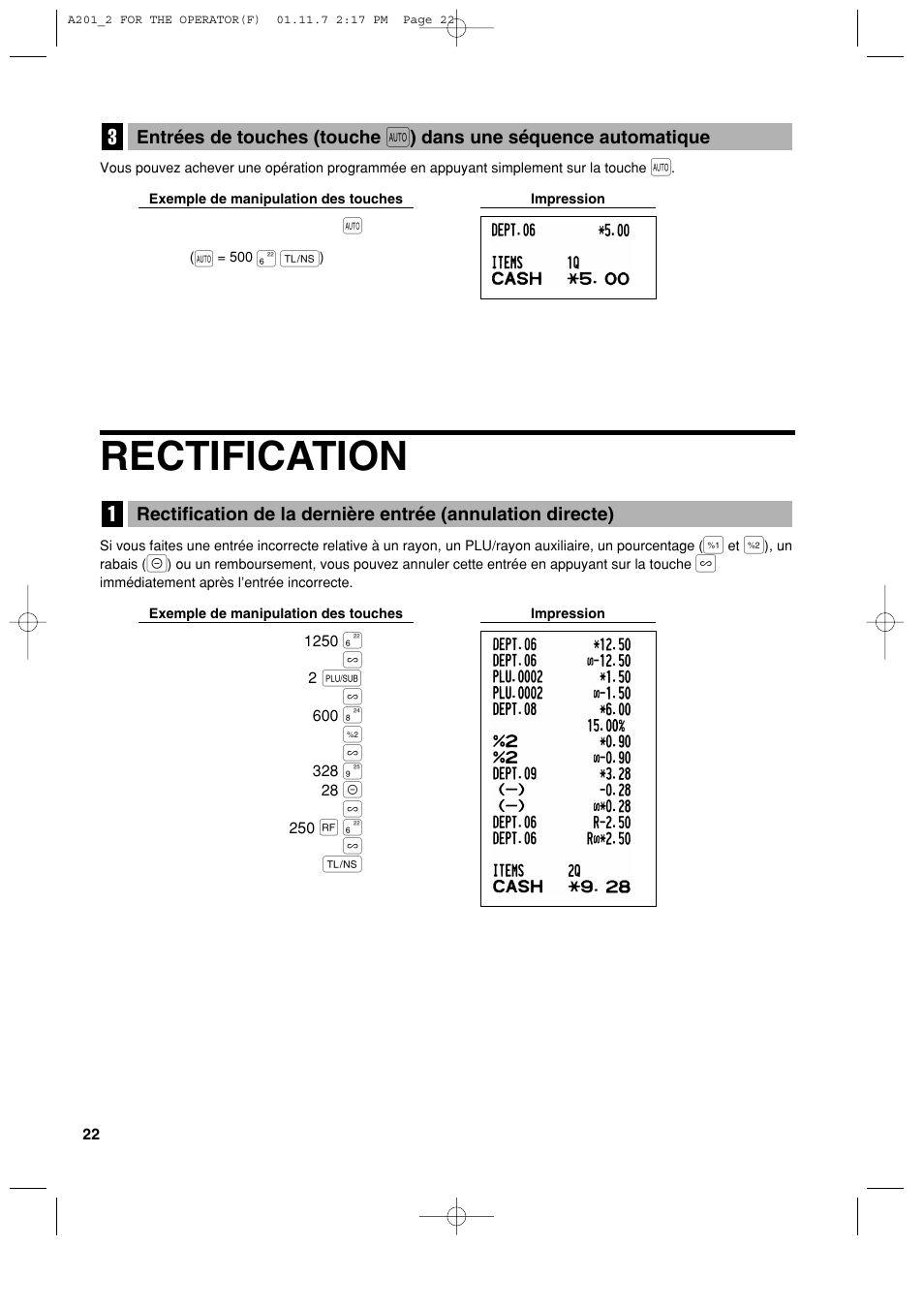 Rectification | Sharp XE-A201 User Manual | Page 160 / 276