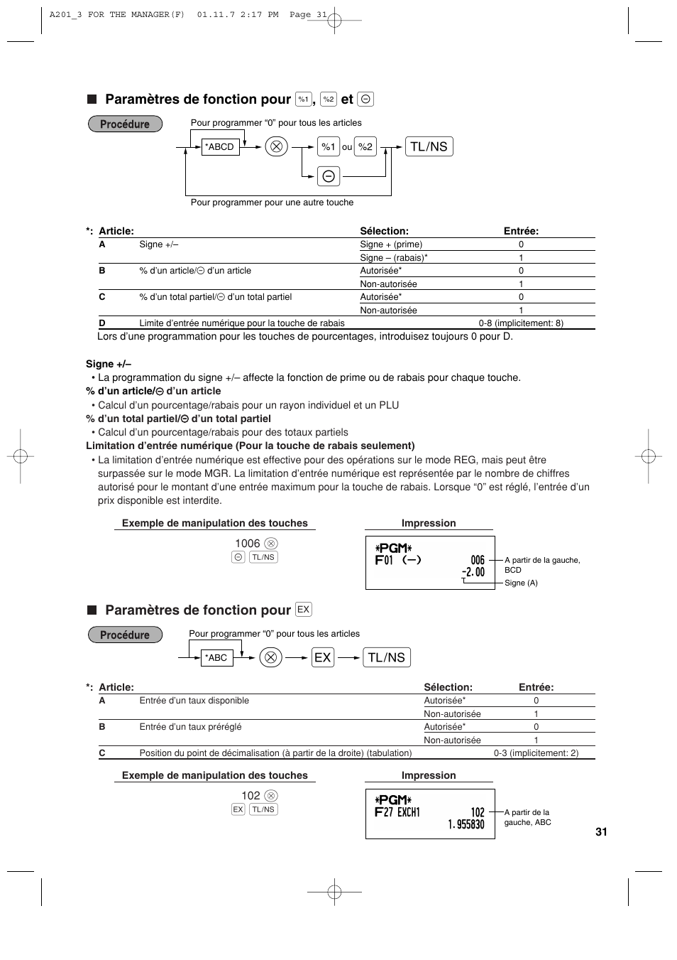 Sharp XE-A201 User Manual | Page 169 / 276