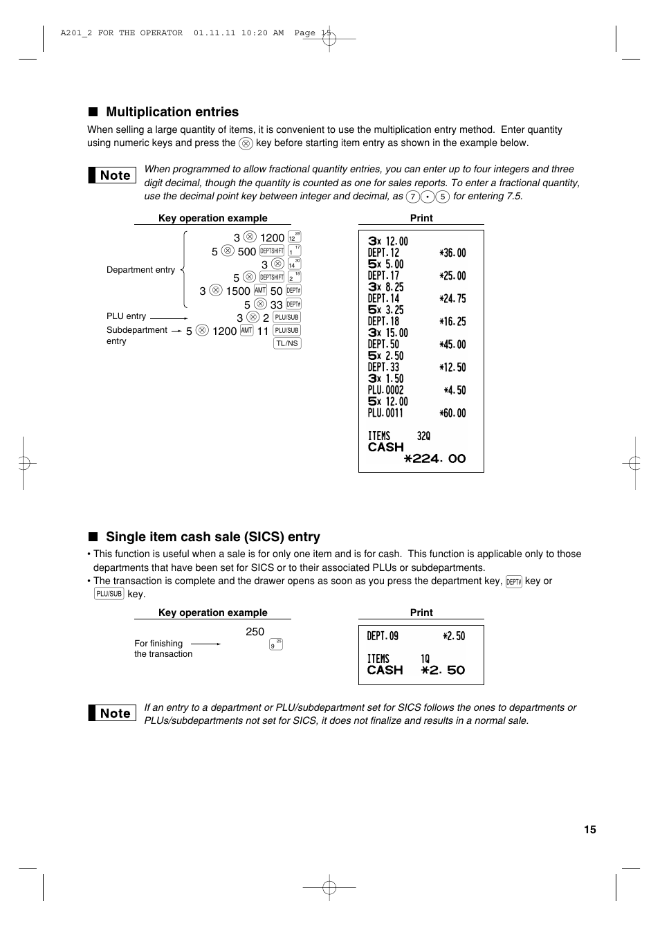 Sharp XE-A201 User Manual | Page 17 / 276