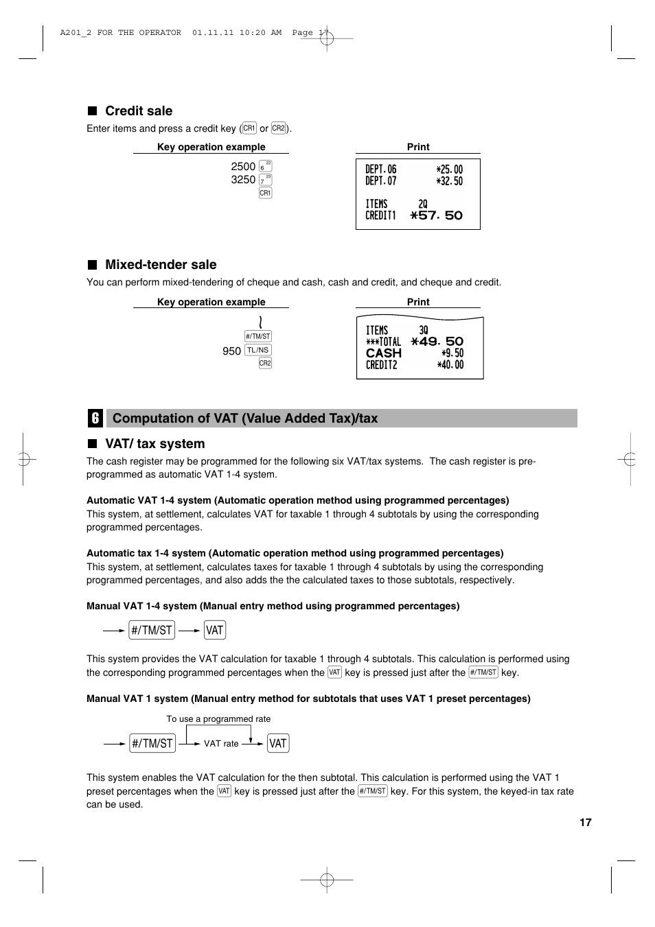 Sharp XE-A201 User Manual | Page 19 / 276