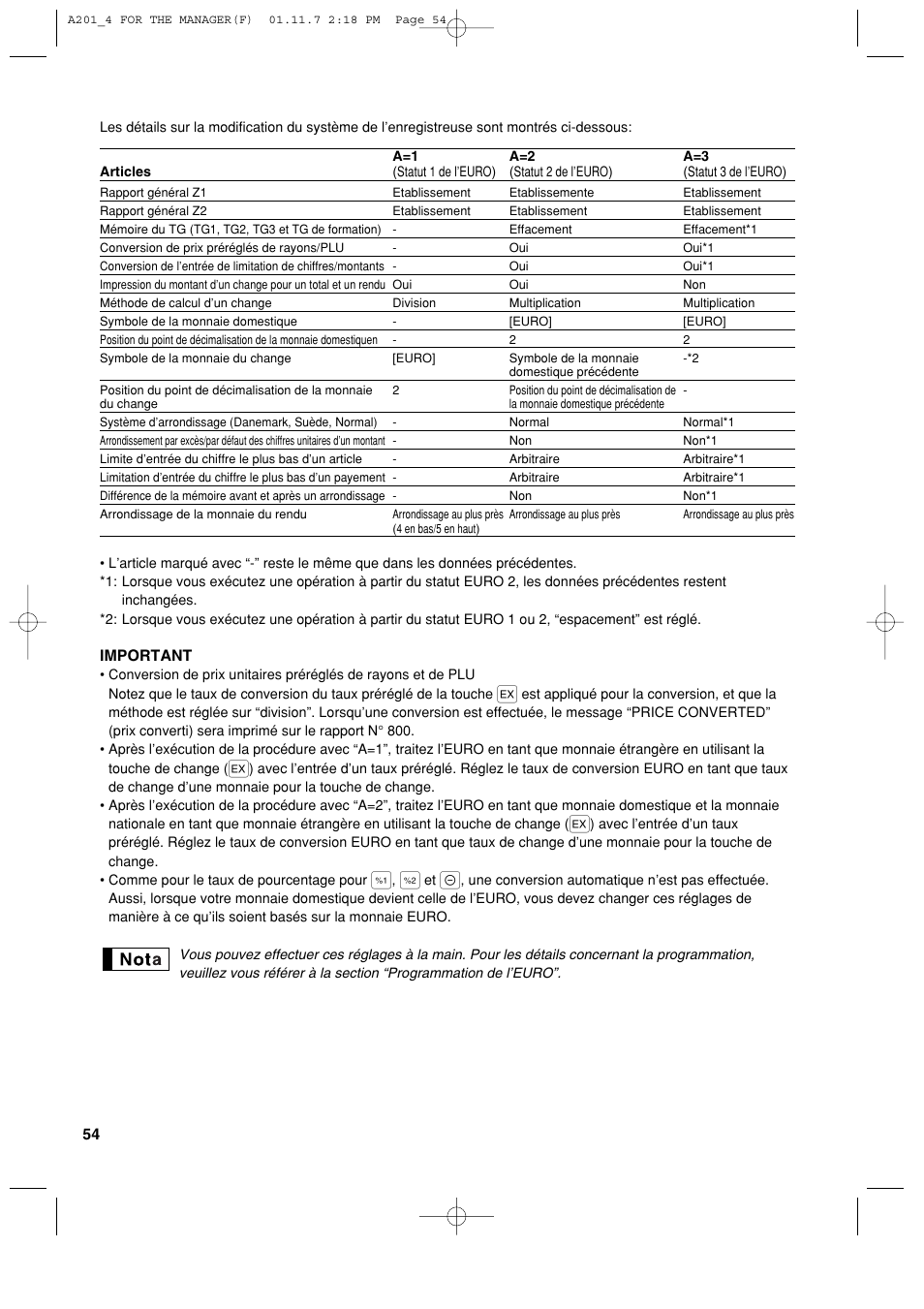 Sharp XE-A201 User Manual | Page 192 / 276