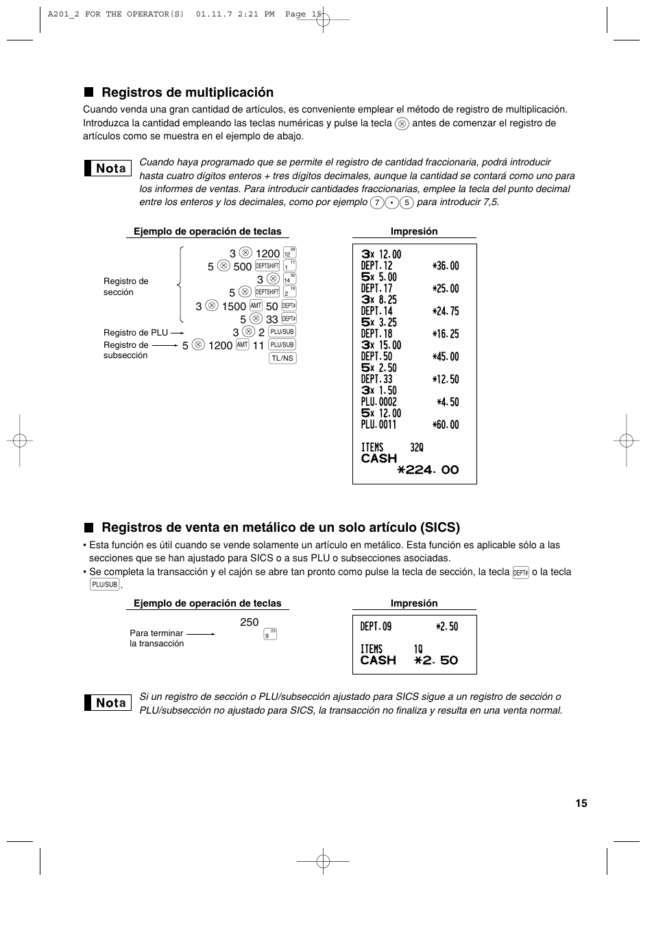 Sharp XE-A201 User Manual | Page 221 / 276