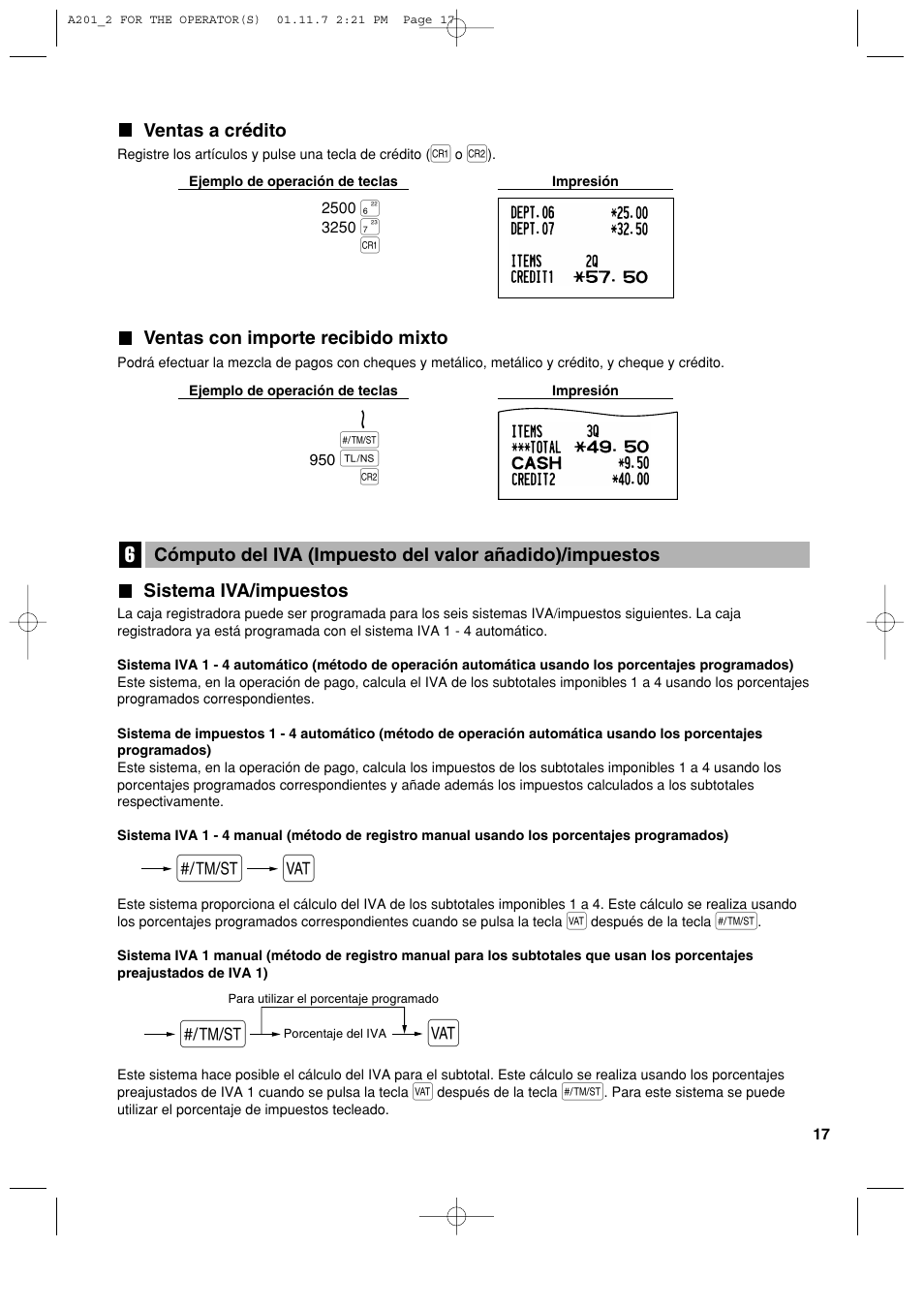 Sharp XE-A201 User Manual | Page 223 / 276
