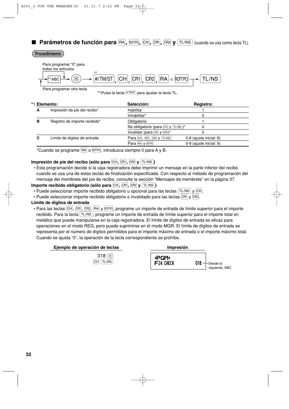 Sharp XE-A201 User Manual | Page 238 / 276