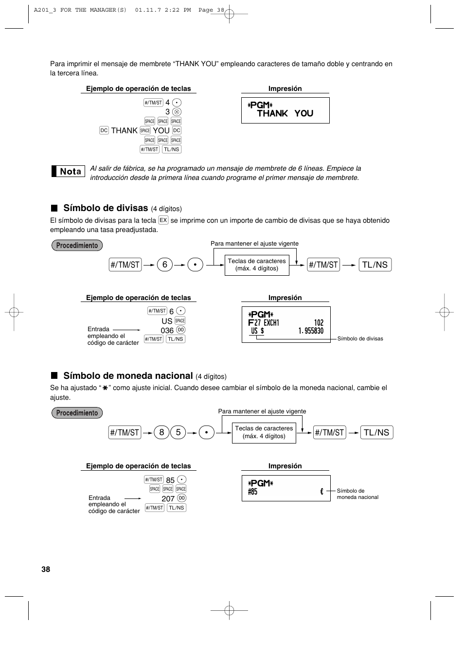 Sp 85, Sp 6 | Sharp XE-A201 User Manual | Page 244 / 276