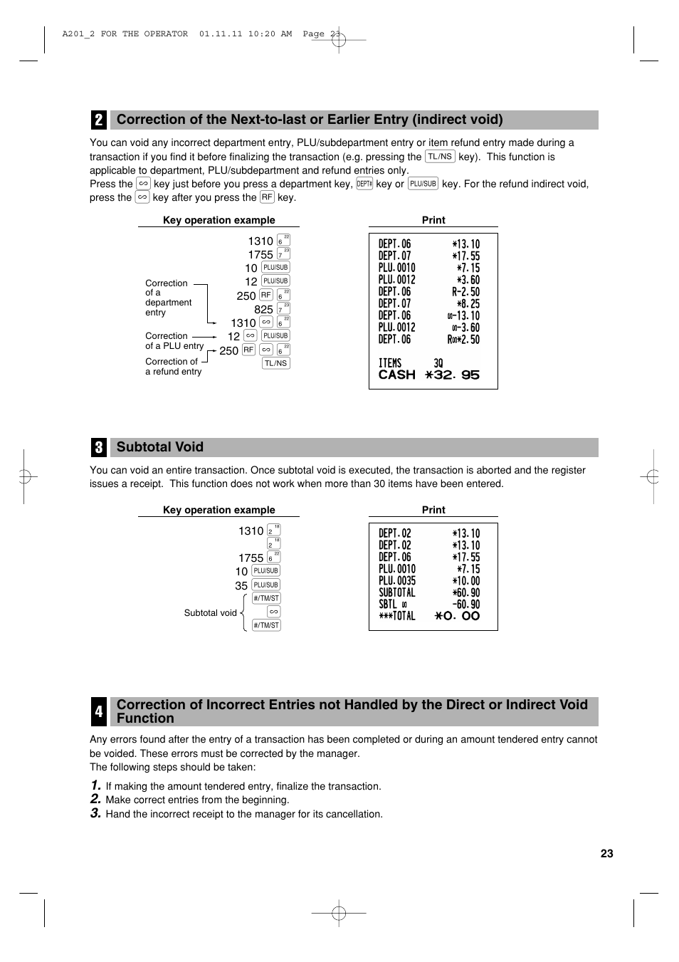 Sharp XE-A201 User Manual | Page 25 / 276