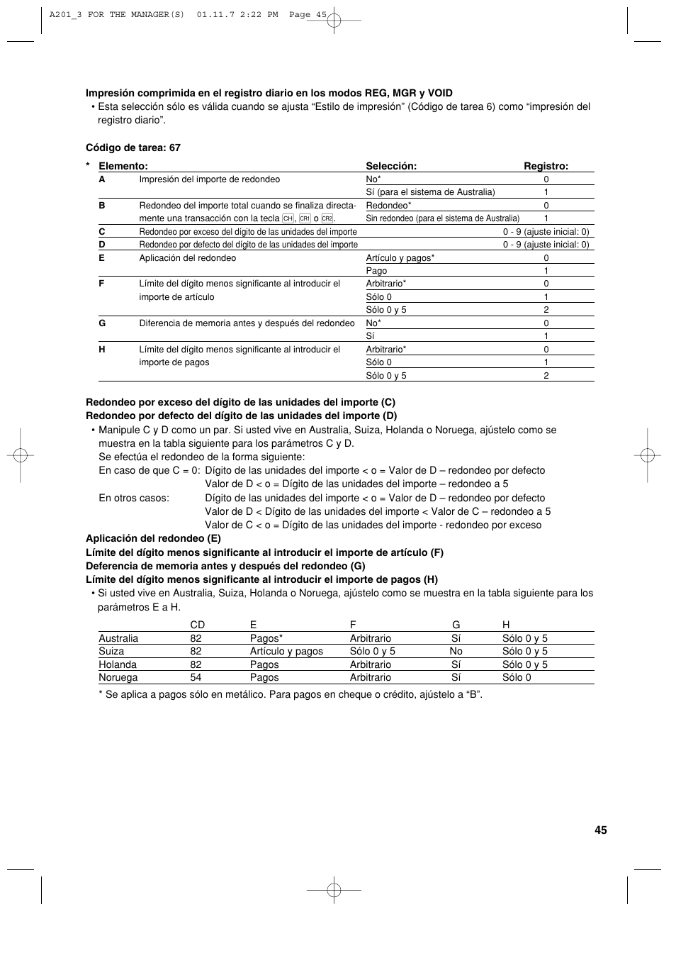 Sharp XE-A201 User Manual | Page 251 / 276