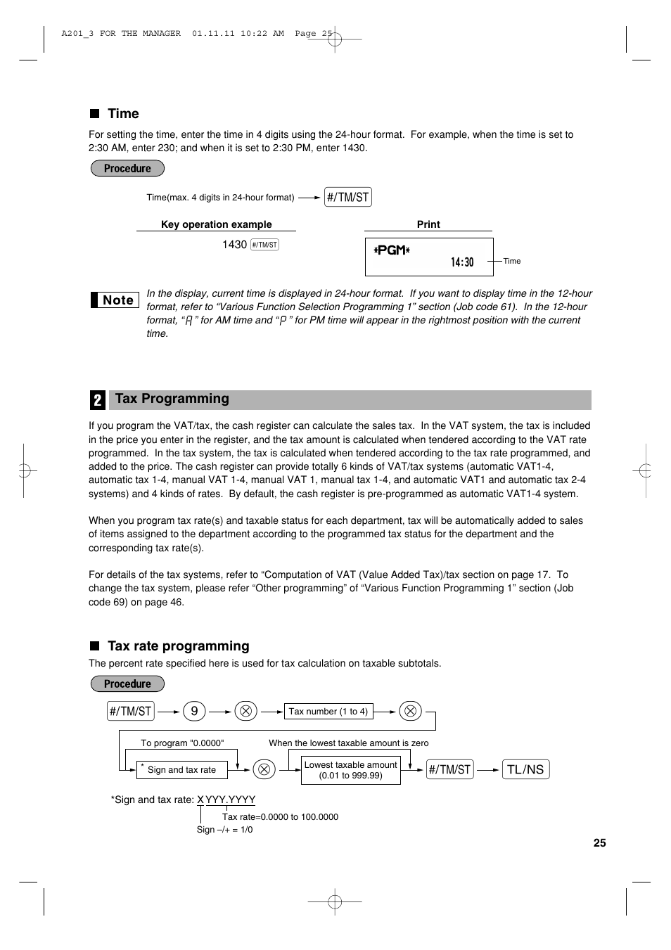 S@ 9 @ @ s a | Sharp XE-A201 User Manual | Page 27 / 276