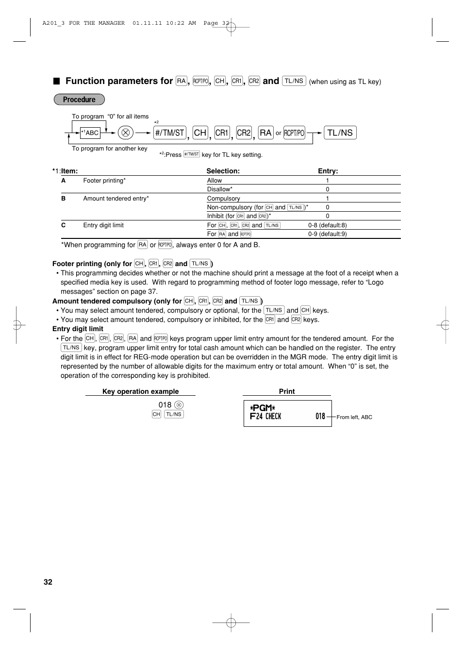 Sharp XE-A201 User Manual | Page 34 / 276