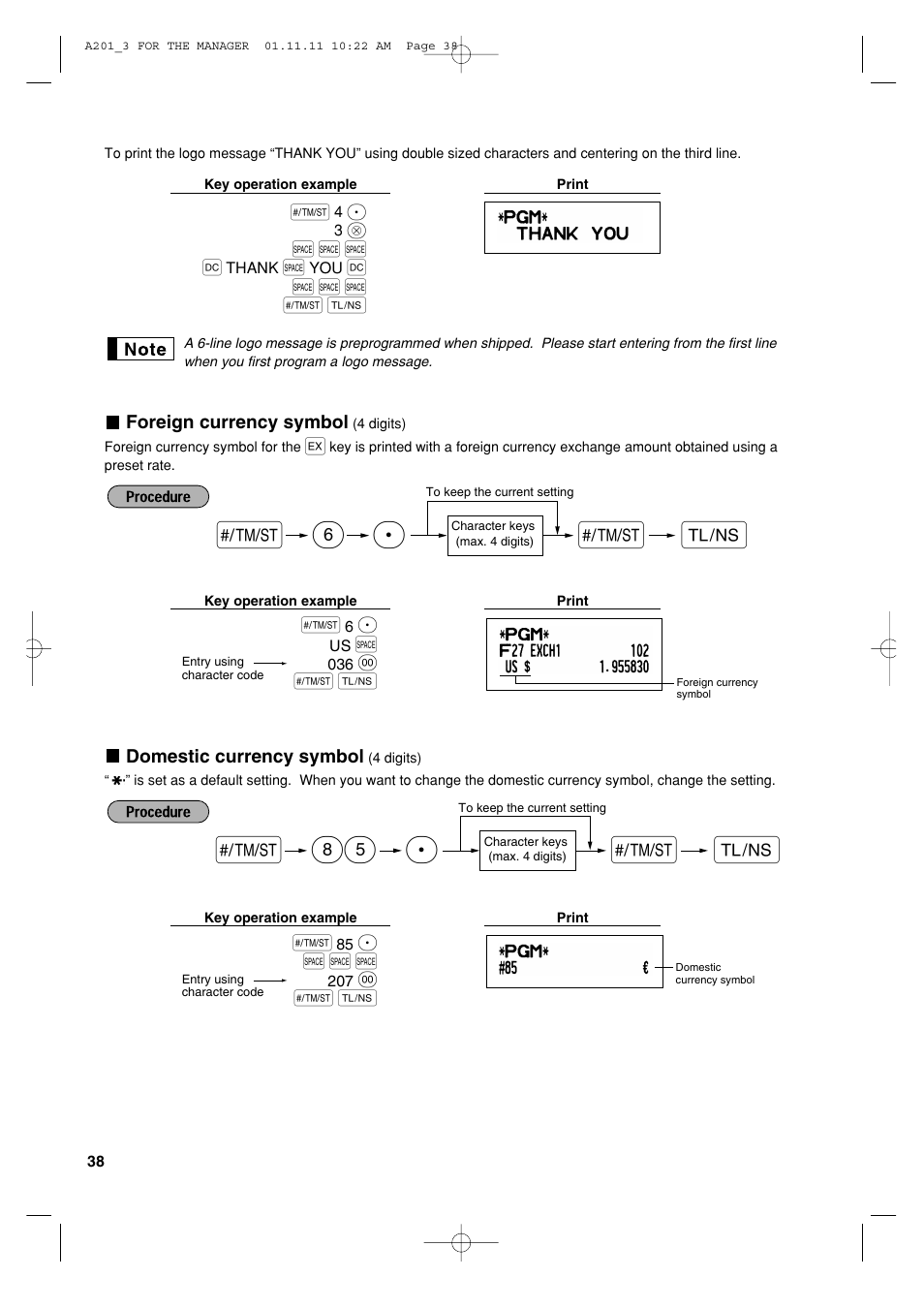 Sp 85, Sp 6 | Sharp XE-A201 User Manual | Page 40 / 276