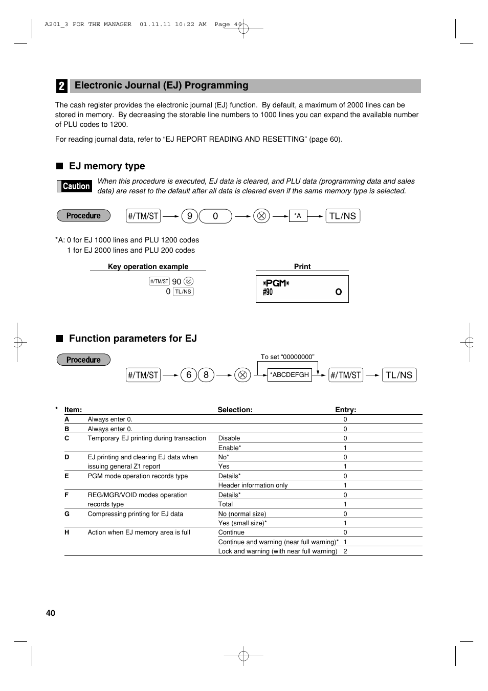 S@ 90 a | Sharp XE-A201 User Manual | Page 42 / 276