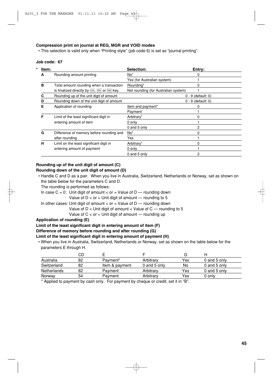 Sharp XE-A201 User Manual | Page 47 / 276
