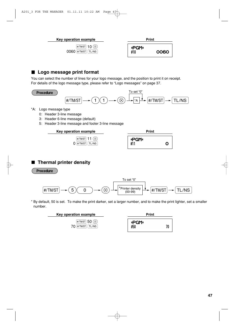Sharp XE-A201 User Manual | Page 49 / 276