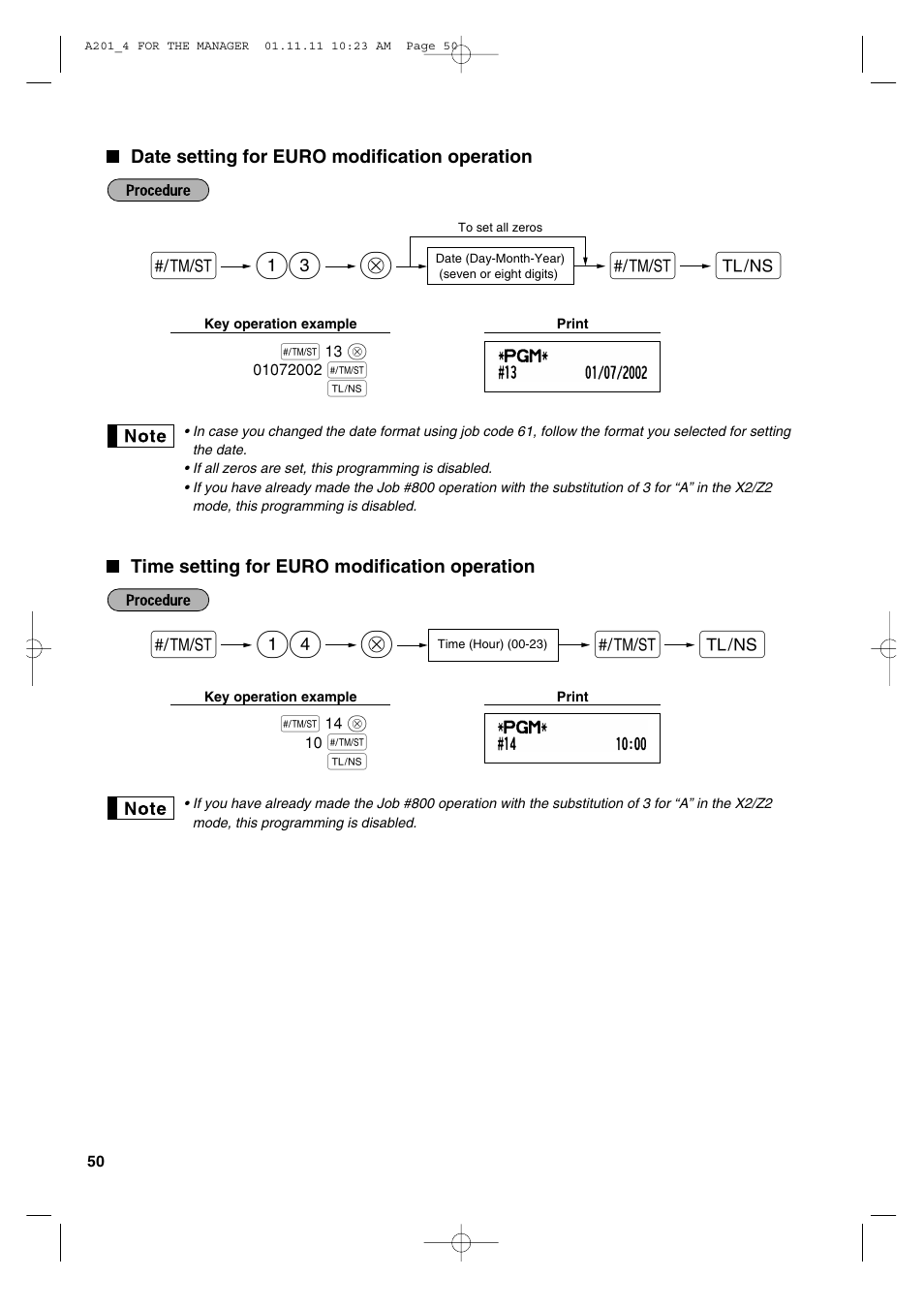 S@ 14 s a, S@ 13 s a | Sharp XE-A201 User Manual | Page 52 / 276