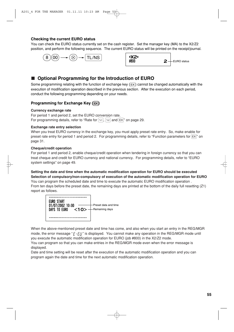 Sharp XE-A201 User Manual | Page 57 / 276