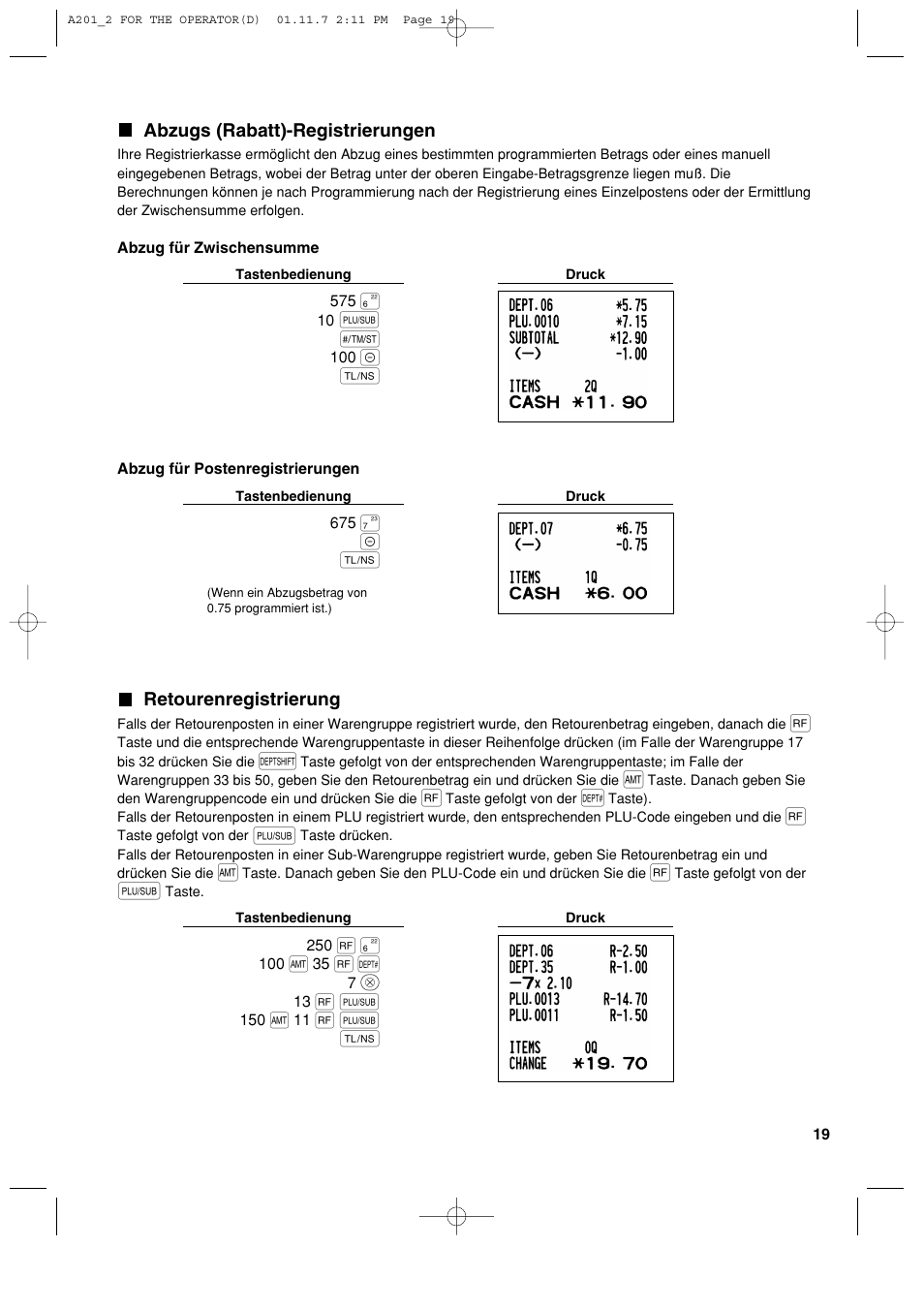 Sharp XE-A201 User Manual | Page 89 / 276