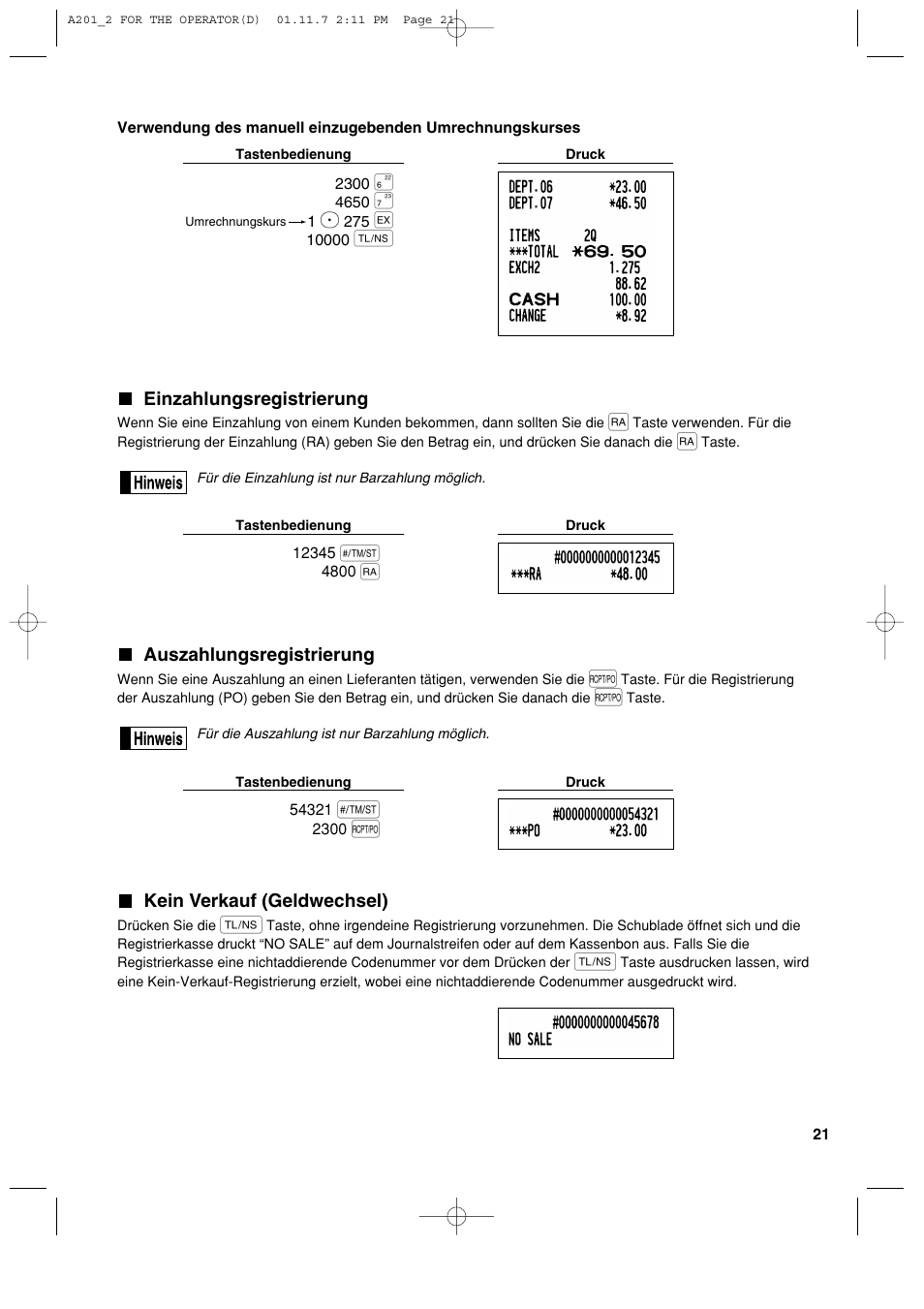 Sharp XE-A201 User Manual | Page 91 / 276