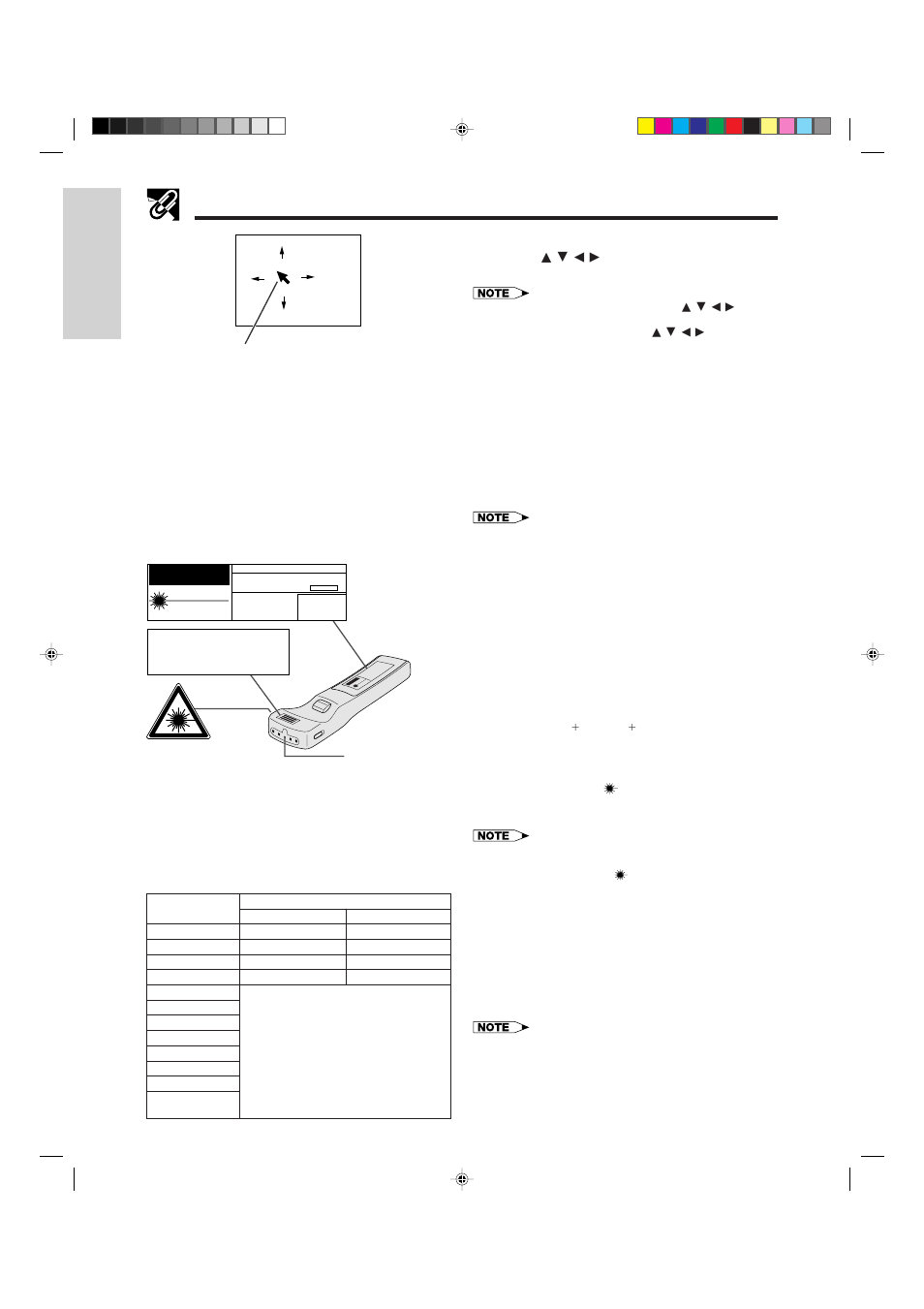 C. moving the mouse cursor, Avoid exposure | Sharp XG-NV4SU User Manual | Page 10 / 40