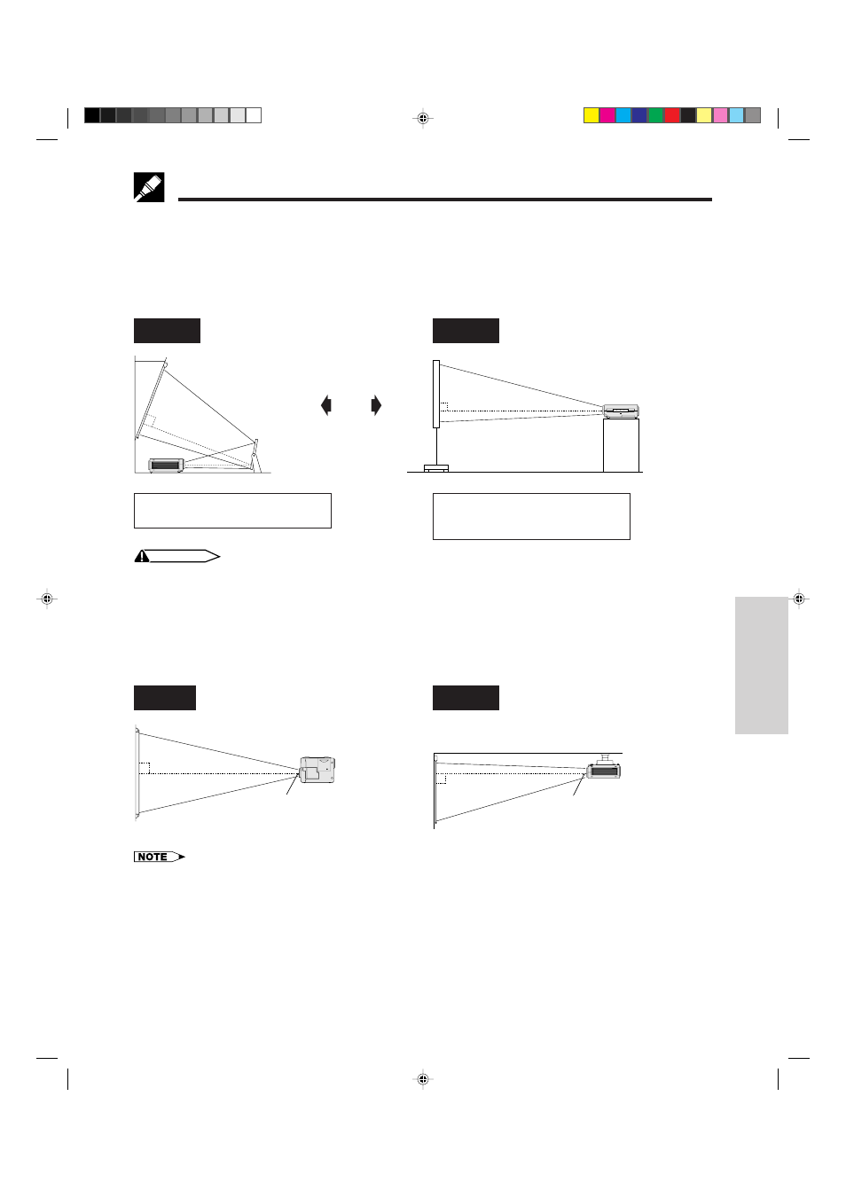 Reversed image and ceiling-mount setups | Sharp XG-NV4SU User Manual | Page 25 / 40