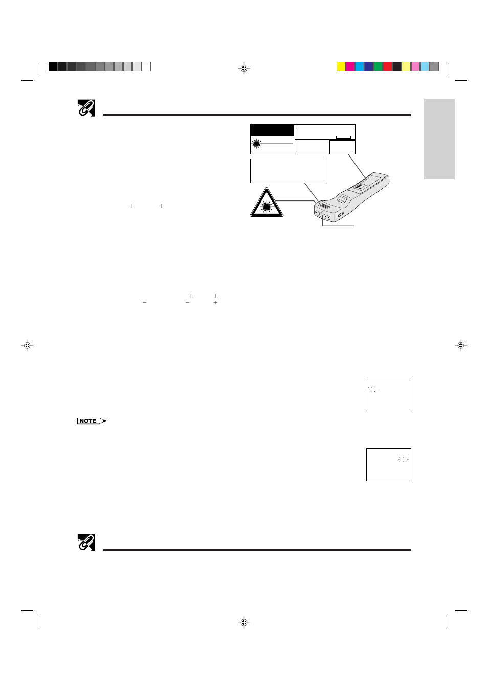 Usage guidelines, For sharp assistance (u.s.a. only), Cautions concerning the laser pointer | Cautions concerning the setup of the projector, Temperature monitor function, Lamp monitor function, Remote control handling precaution, Avoid exposure | Sharp XG-NV4SU User Manual | Page 5 / 40