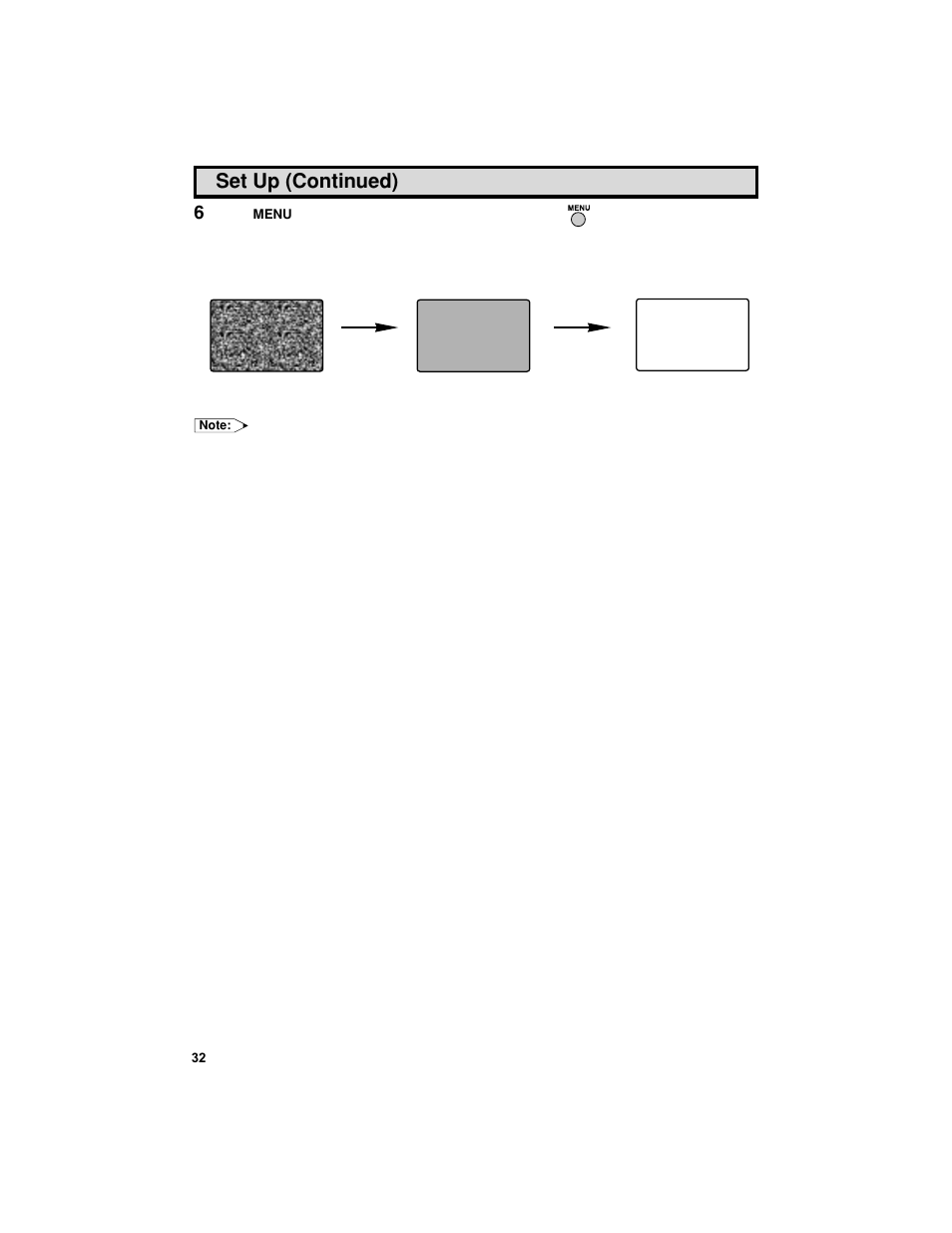 Set up (continued) | Sharp 27F541 User Manual | Page 32 / 46