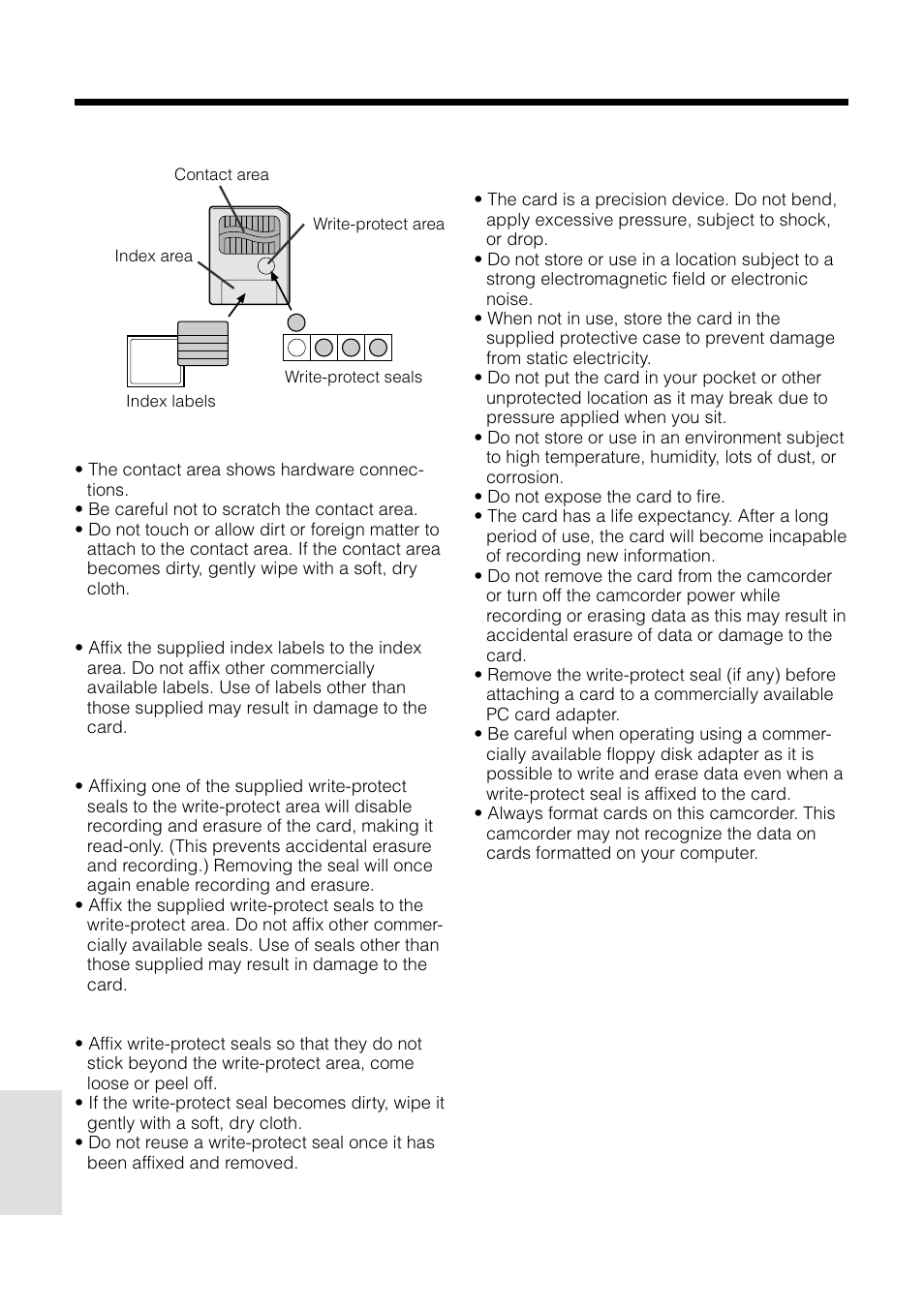 Appendix, Smartmedia™ card | Sharp VL-WD450U User Manual | Page 104 / 120