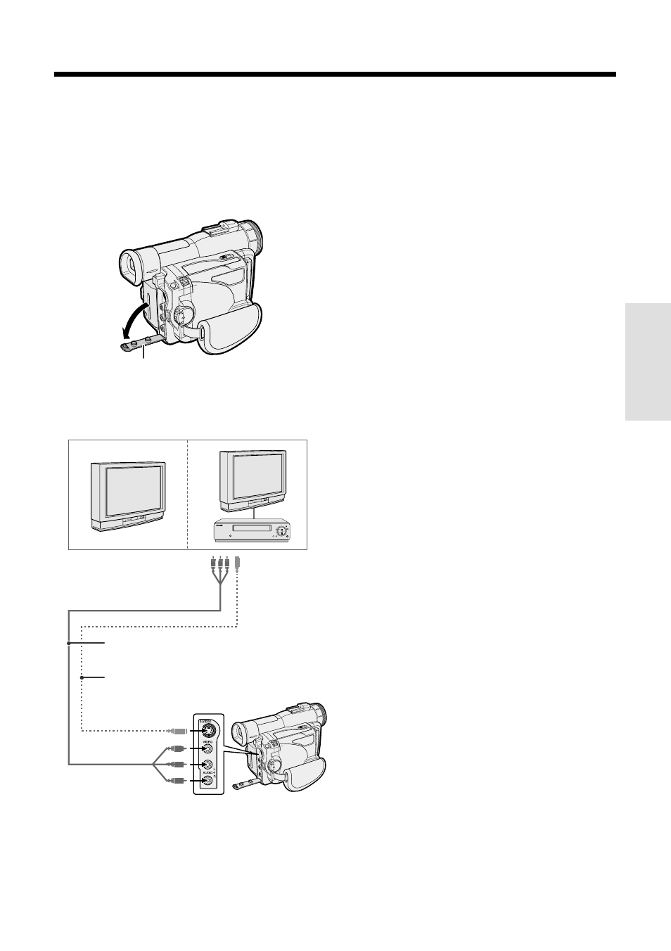 Watching the playback on a tv | Sharp VL-WD450U User Manual | Page 39 / 120