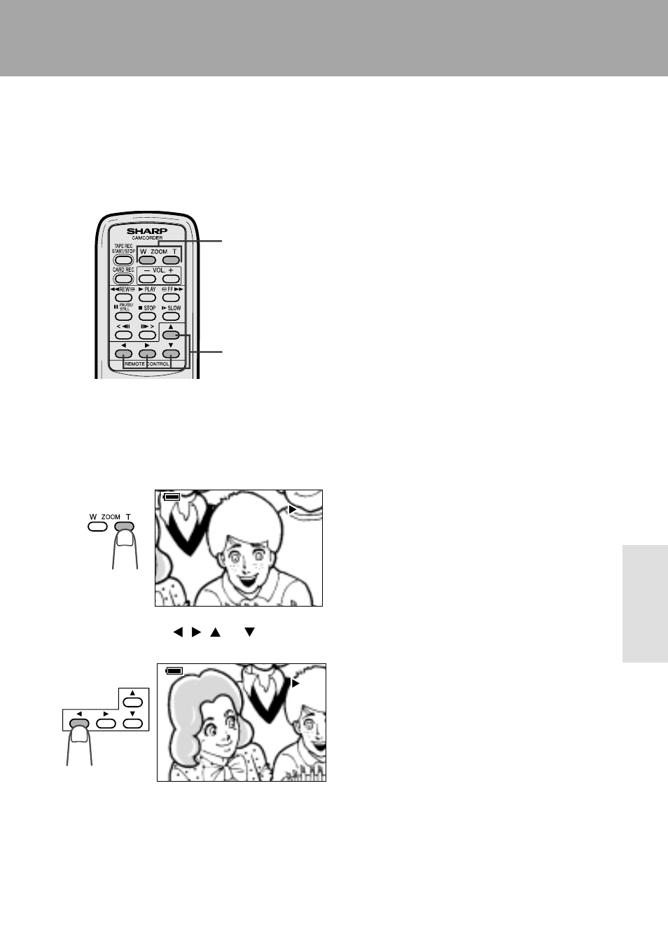 Advanced features, Playback zoom, Playback | Sharp VL-WD450U User Manual | Page 75 / 120