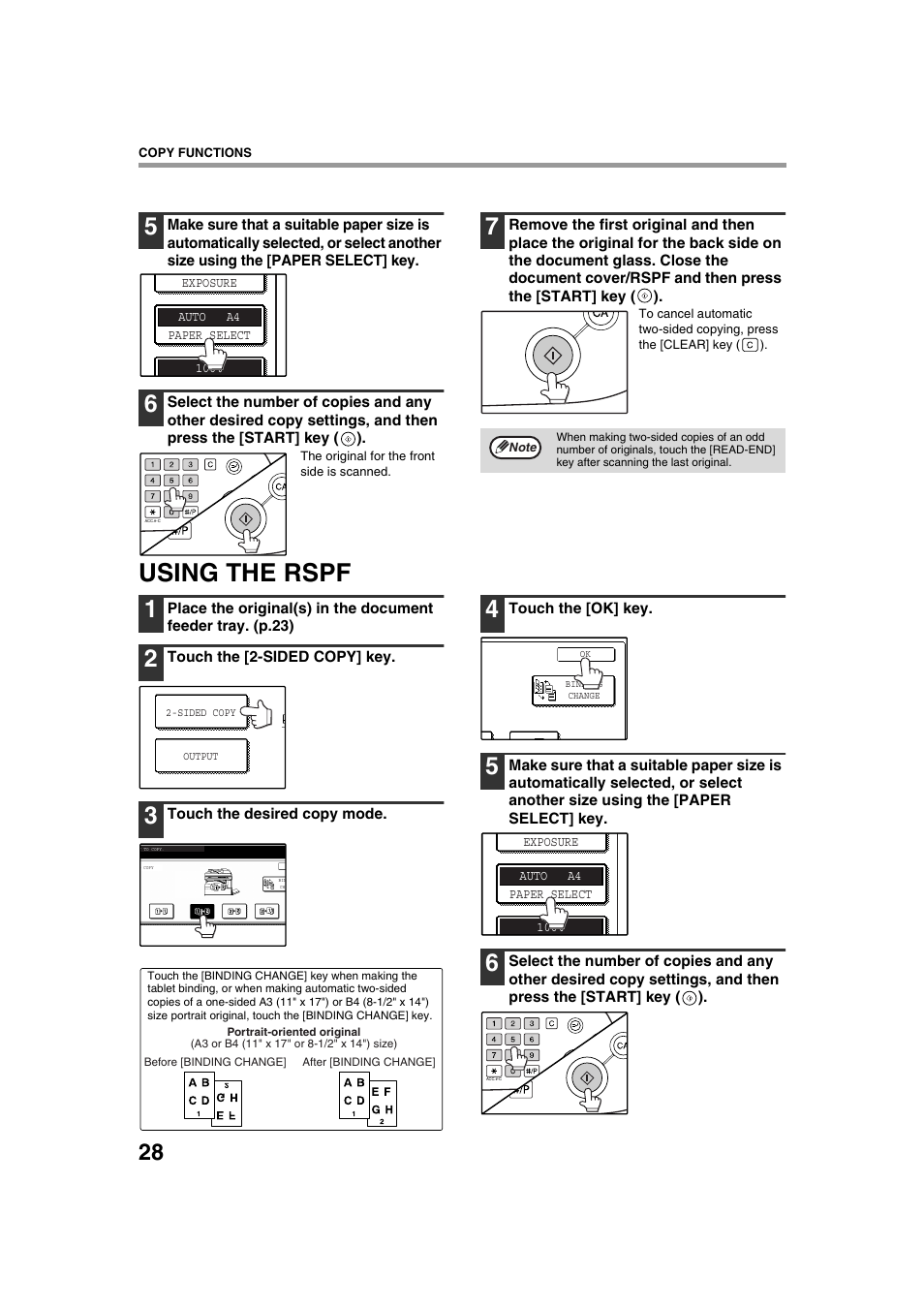 Using the rspf | Sharp AR-M236 User Manual | Page 30 / 100