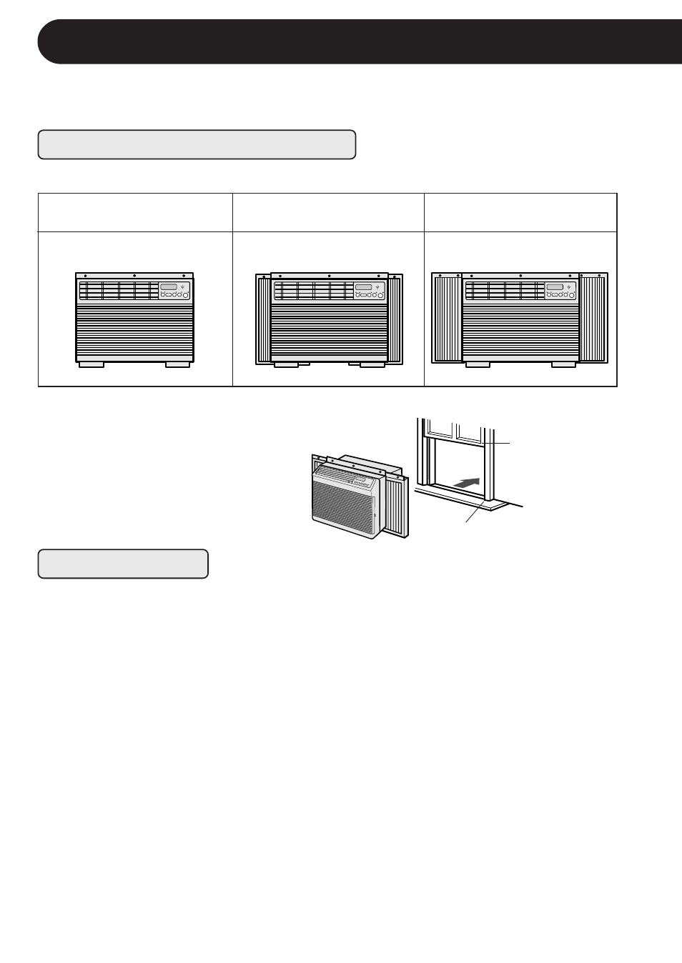 Installation instructions, Check window area, Location | Sharp AFP80CX User Manual | Page 4 / 23