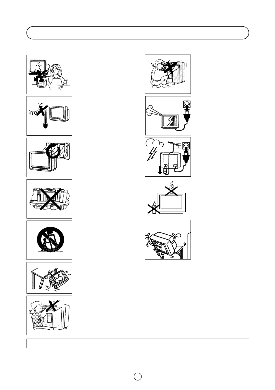Safety precautions | Sharp 66GS-62H User Manual | Page 3 / 11