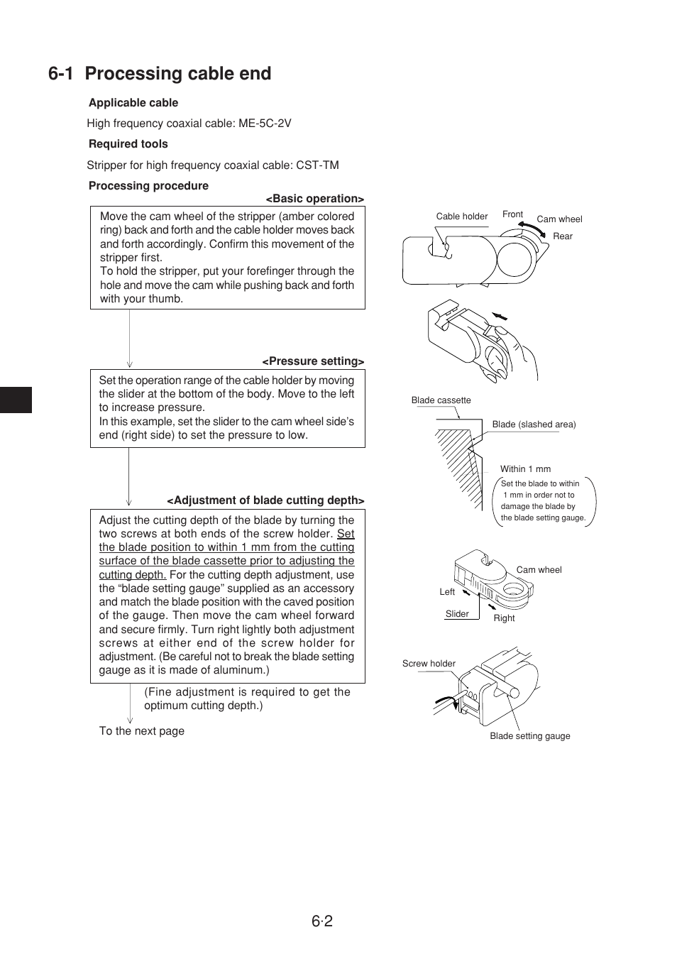 1 processing cable end | Sharp JW-20CM User Manual | Page 25 / 230