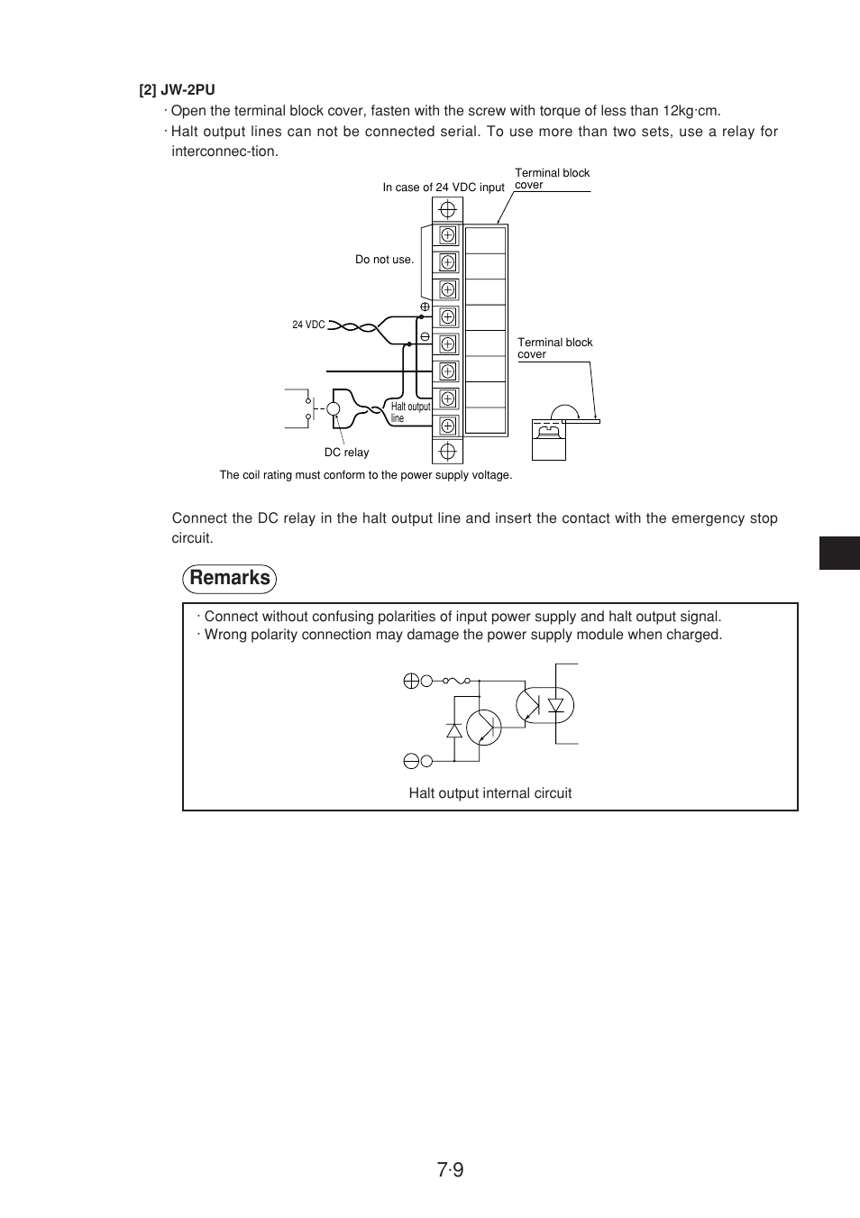 Remarks | Sharp JW-20CM User Manual | Page 38 / 230