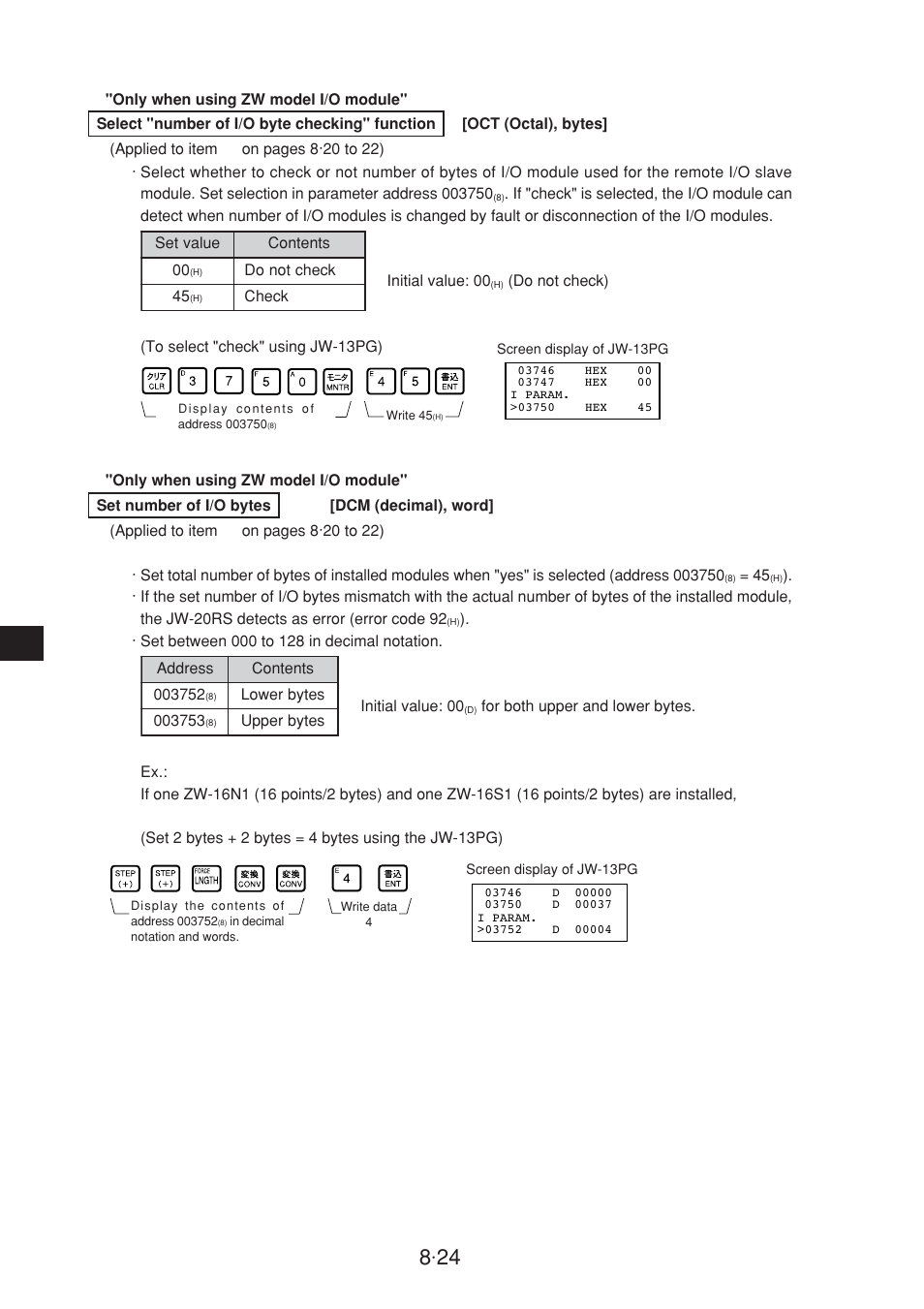 Sharp JW-20CM User Manual | Page 62 / 230