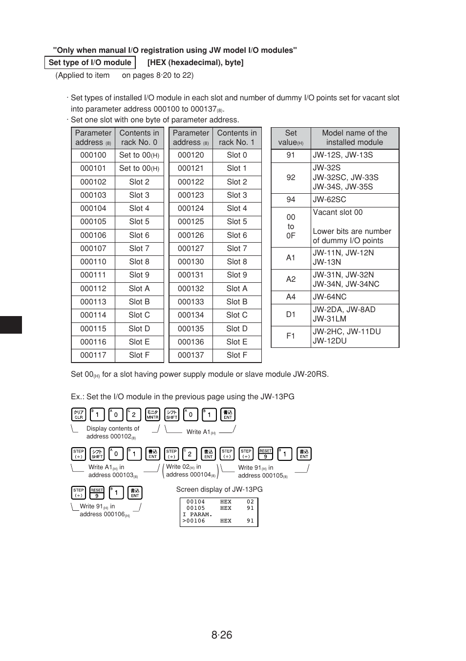 Sharp JW-20CM User Manual | Page 64 / 230