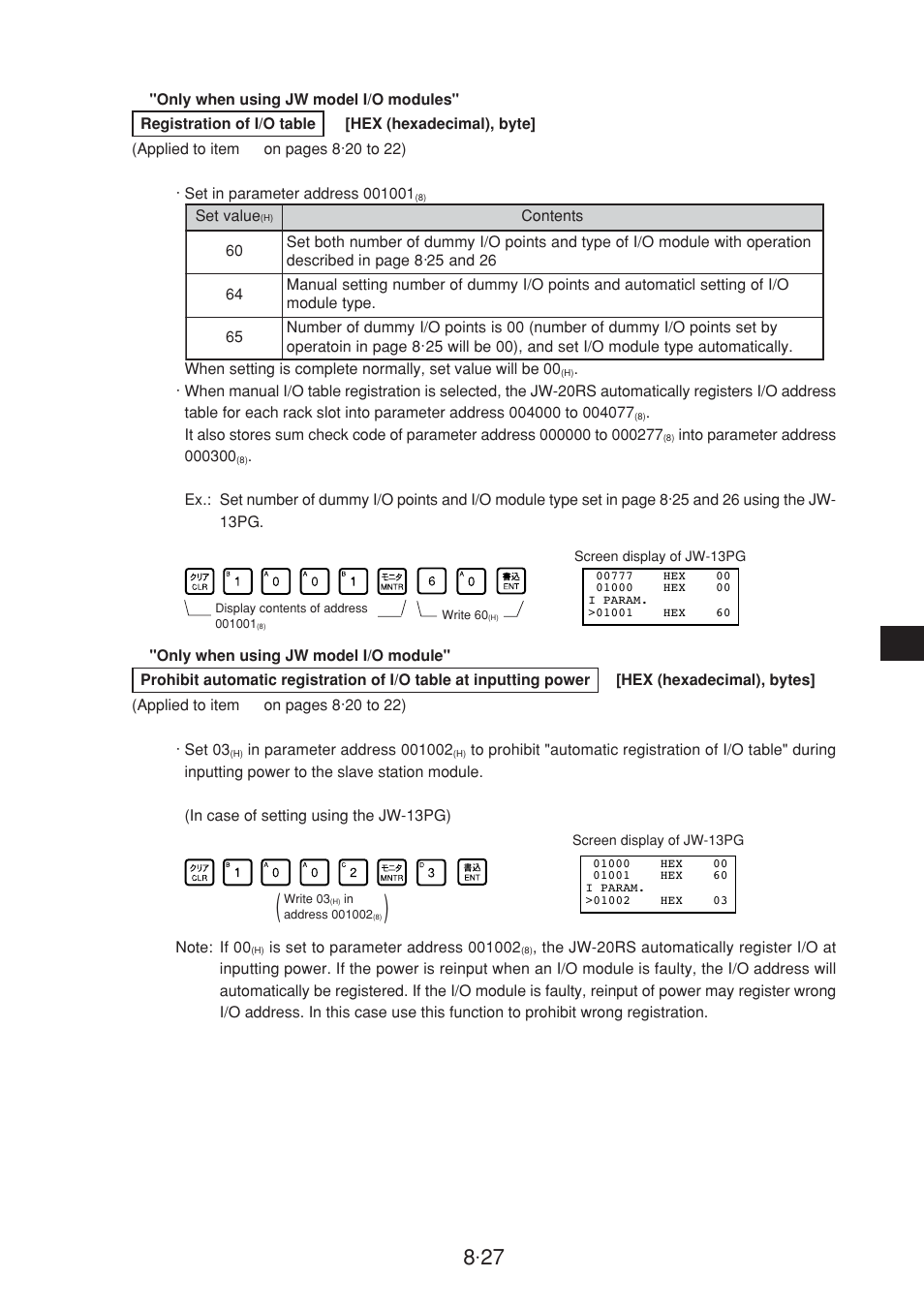 Sharp JW-20CM User Manual | Page 65 / 230