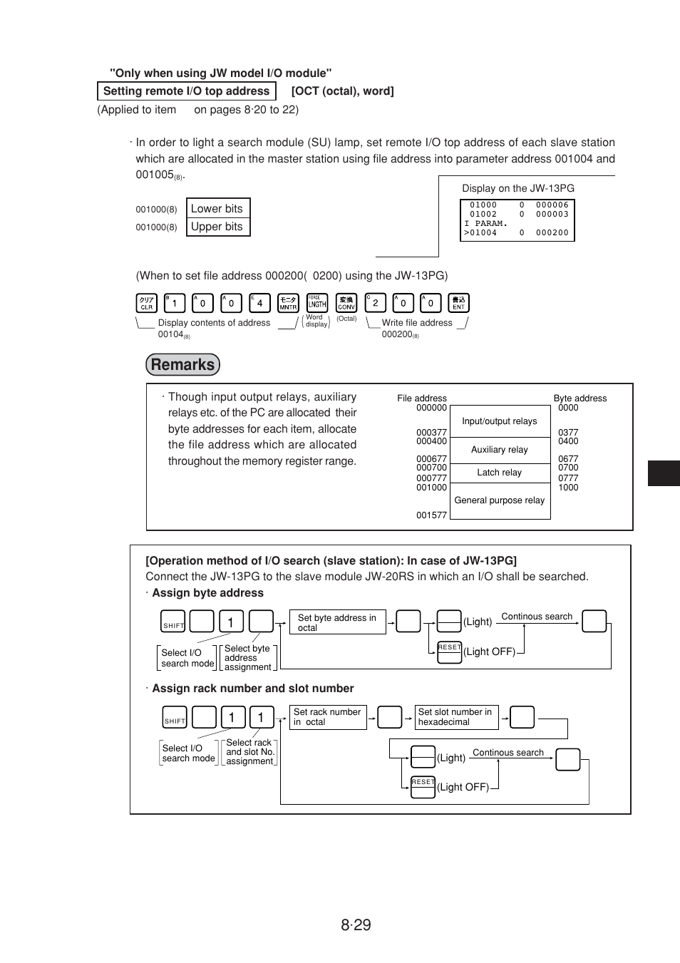 Remarks | Sharp JW-20CM User Manual | Page 67 / 230