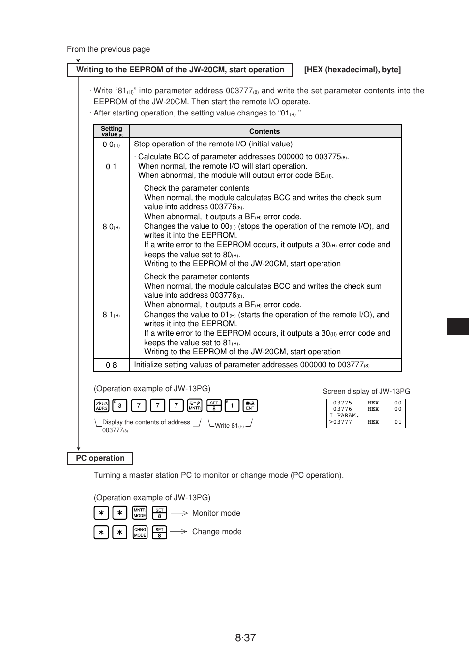 Sharp JW-20CM User Manual | Page 75 / 230