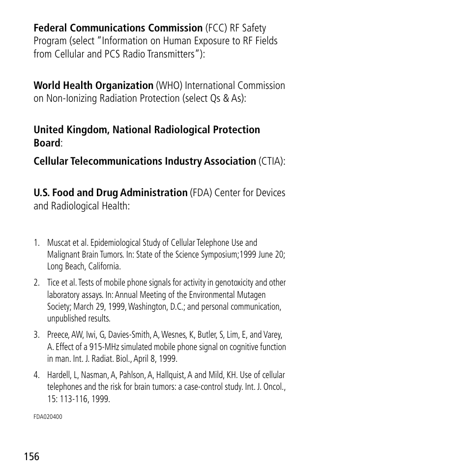 Motorola V60C User Manual | Page 158 / 190