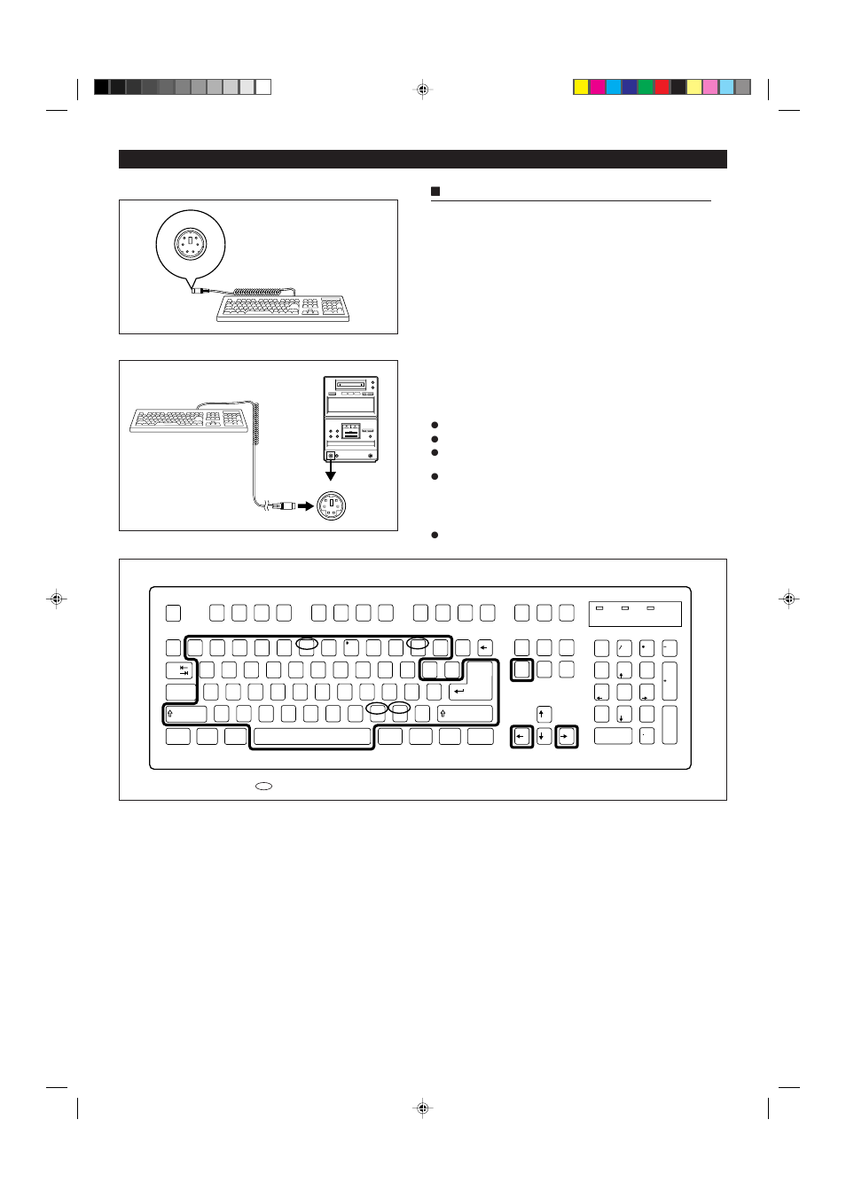 Continued), Hto enter characters from a computer keyboard | Sharp MD X5 User Manual | Page 29 / 44