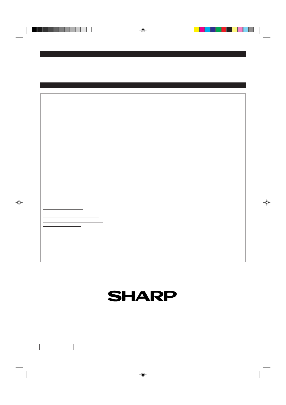 Sharp MD X5 User Manual | Page 44 / 44