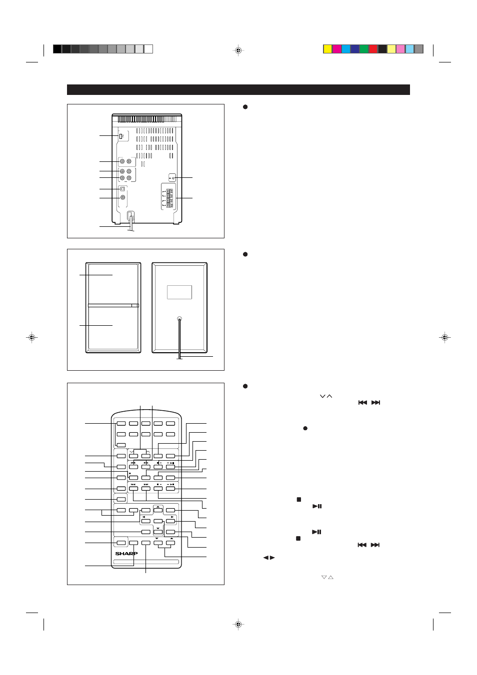 Continued) | Sharp MD X5 User Manual | Page 5 / 44